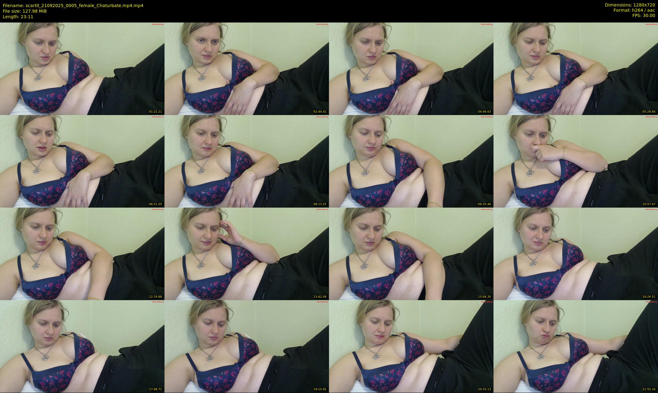 scartit — 24 minute Chaturbate female cam show recording, 720p, Sep 21, 2025