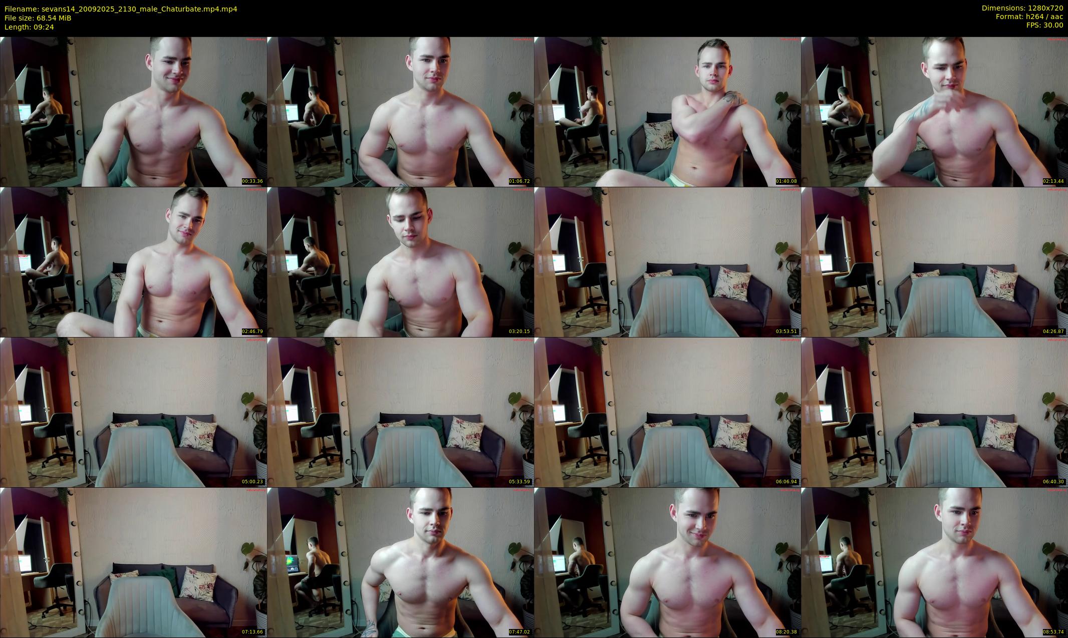 sevans14 — 10 minute Chaturbate male cam show recording, 720p, Sep 20, 2025