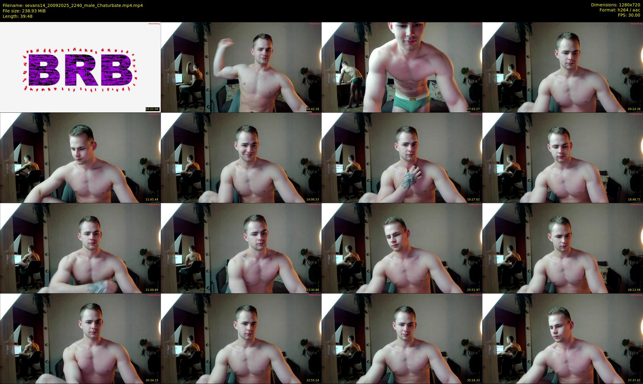 sevans14 — 40 minute Chaturbate male cam show recording, 720p, Sep 20, 2025