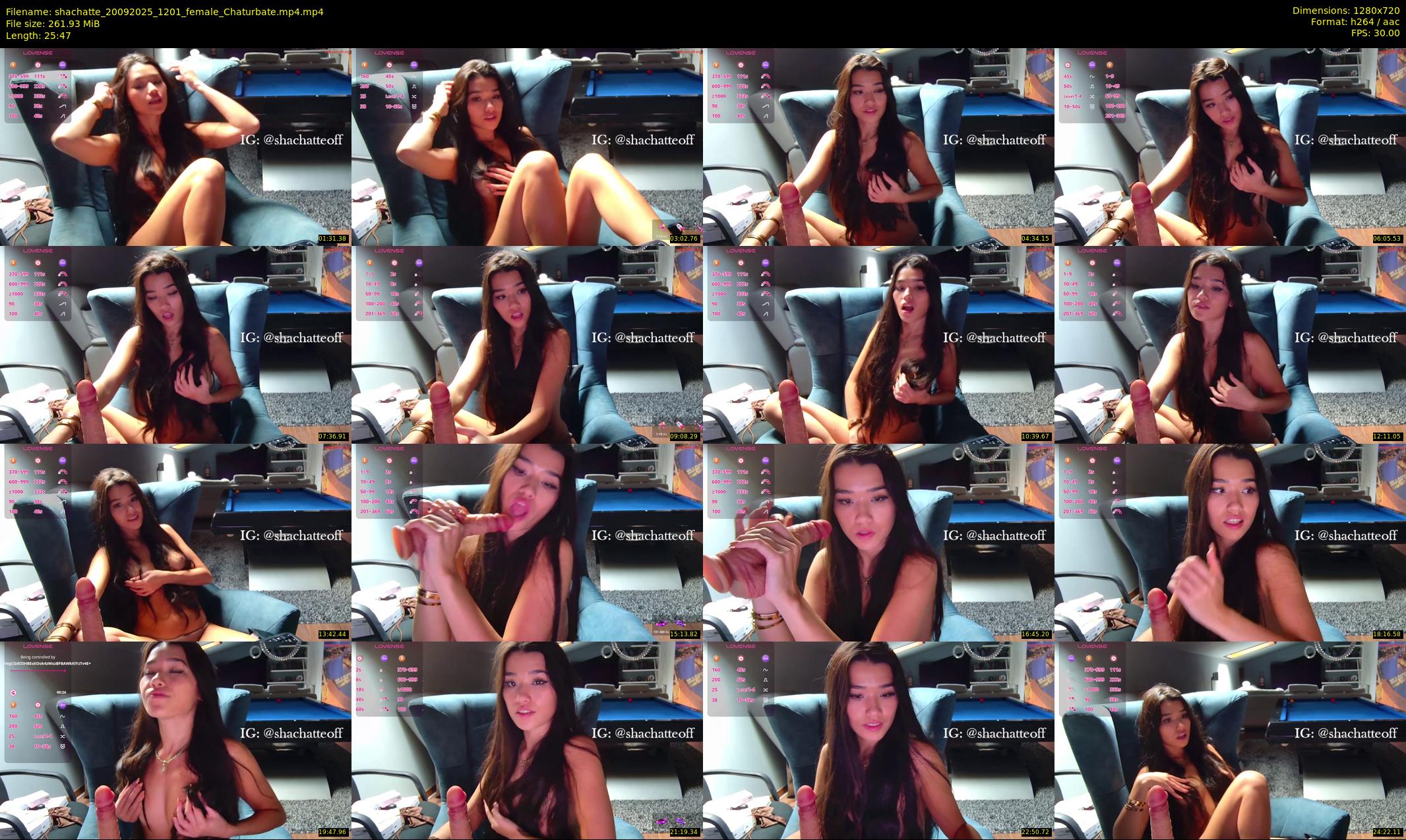 shachatte — 26 minute Chaturbate couple cam show recording, 720p, Sep 20, 2025