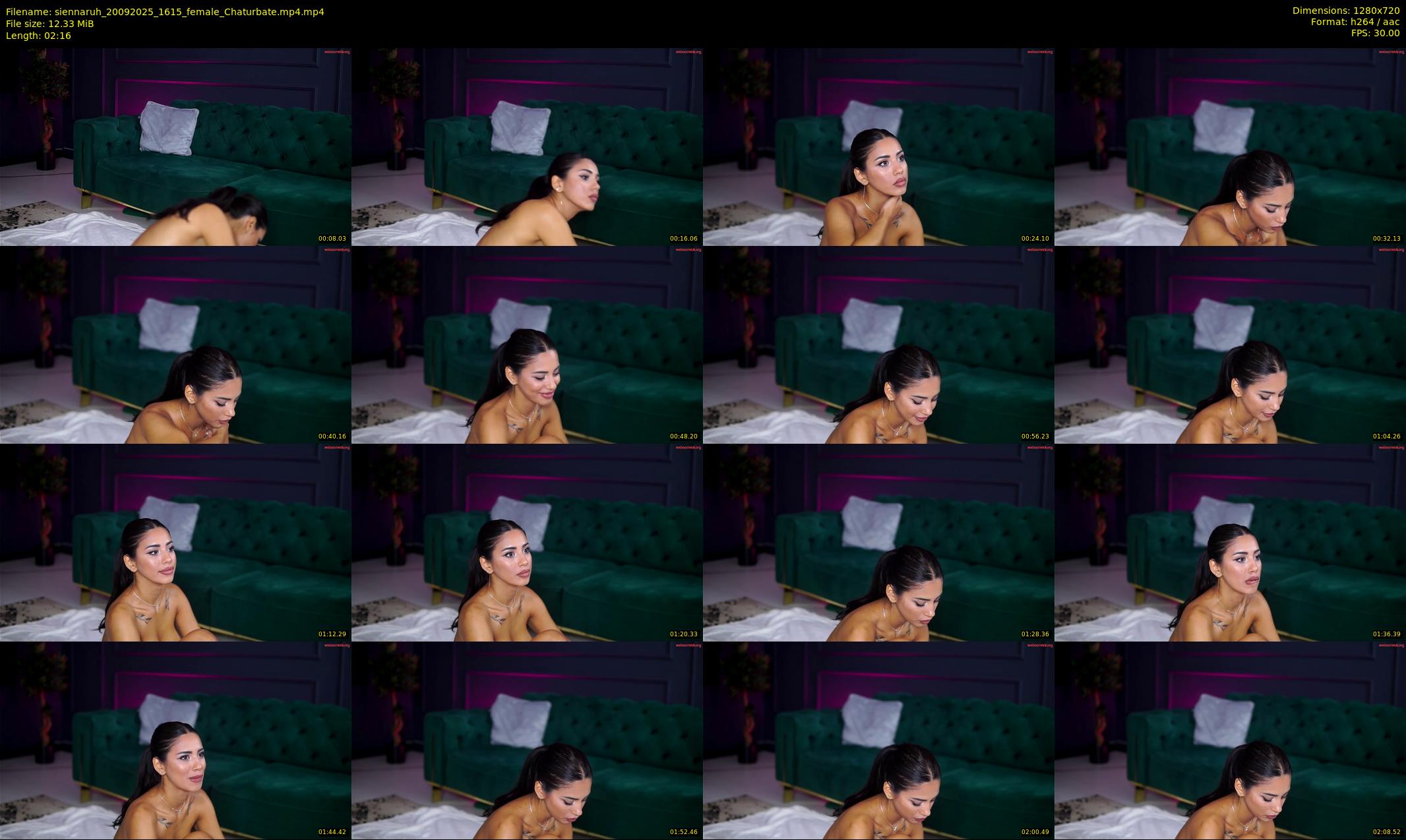 siennaruh — 3 minute Chaturbate female cam show recording, 720p, Sep 20, 2025