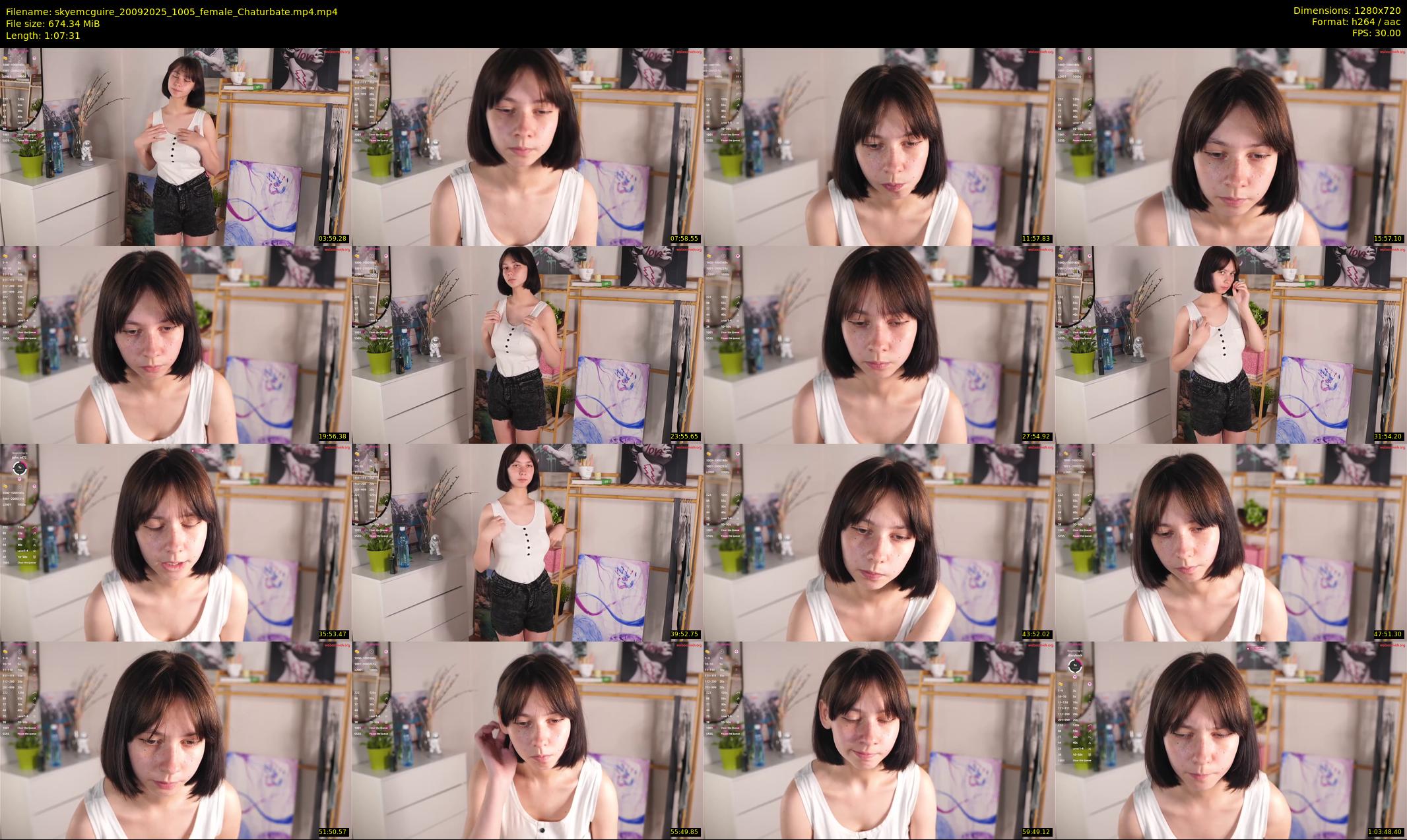 skyemcguire — 68 minute Chaturbate female cam show recording, 720p, Sep 20, 2025
