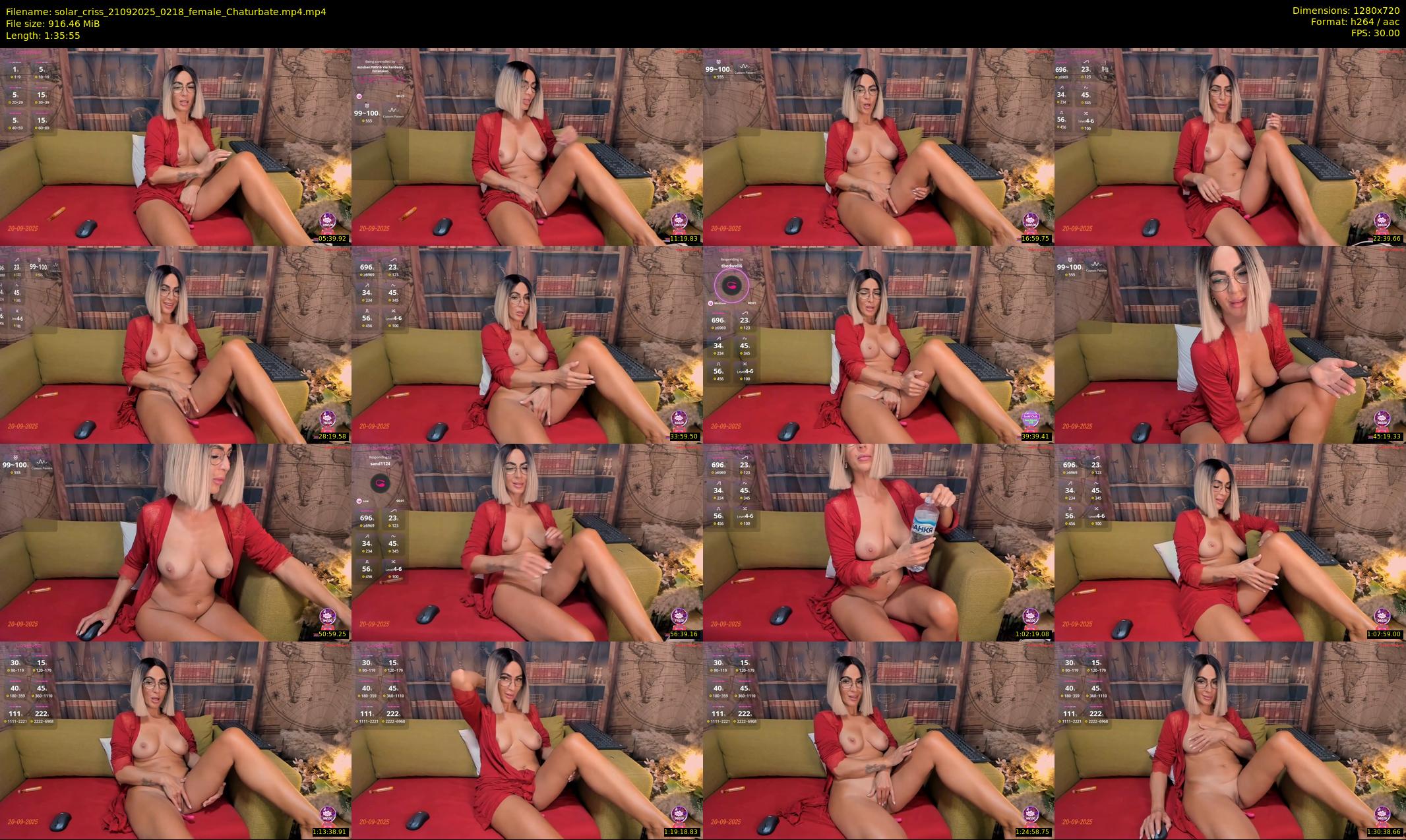 solar_criss — 96 minute Chaturbate female cam show recording, 720p, Sep 21, 2025
