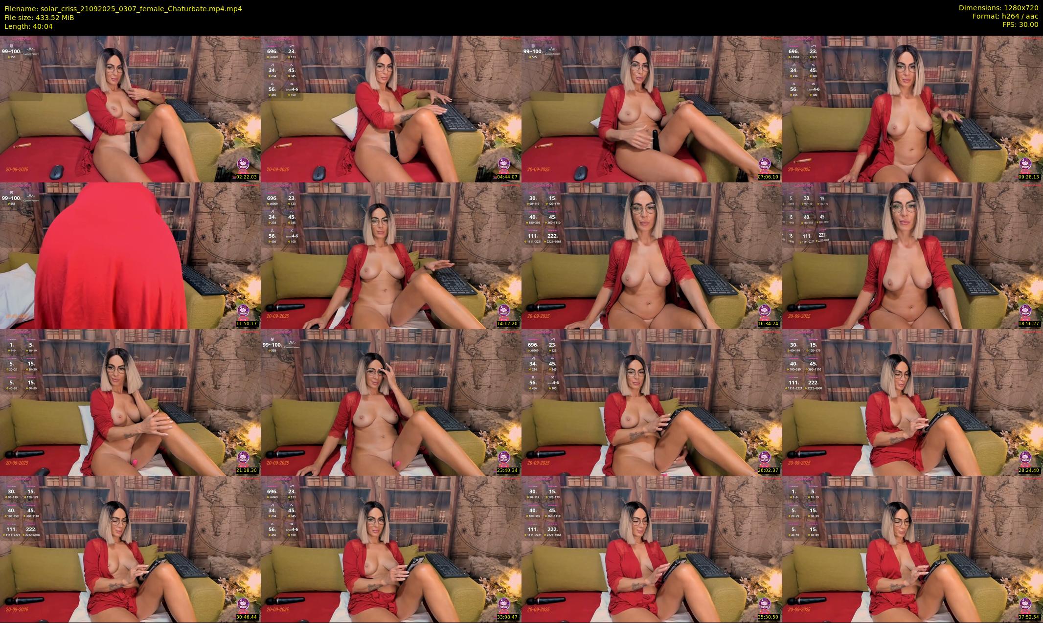 solar_criss — 41 minute Chaturbate female cam show recording, 720p, Sep 21, 2025