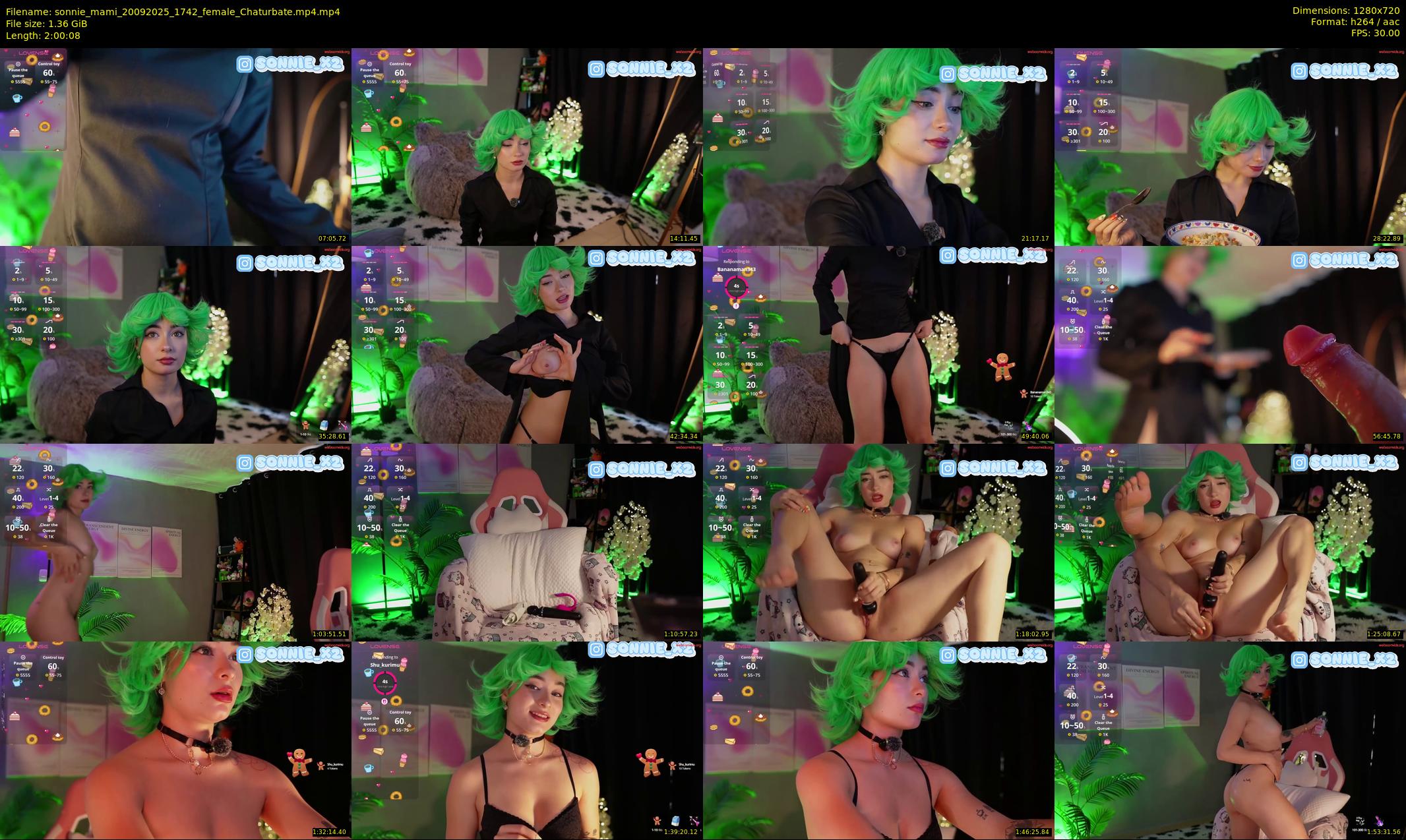 sonnie_mami — 121 minute Chaturbate female cam show recording, 720p, Sep 20, 2025