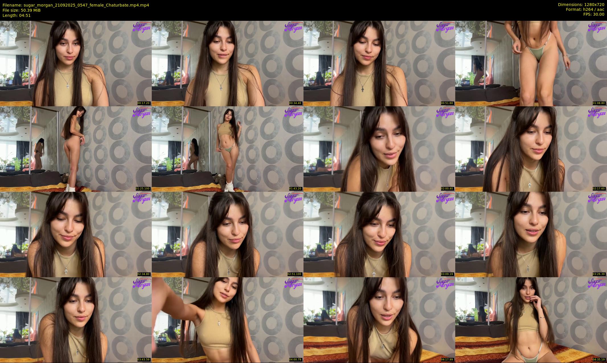 sugar_morgan — 5 minute Chaturbate female cam show recording, 720p, Sep 21, 2025