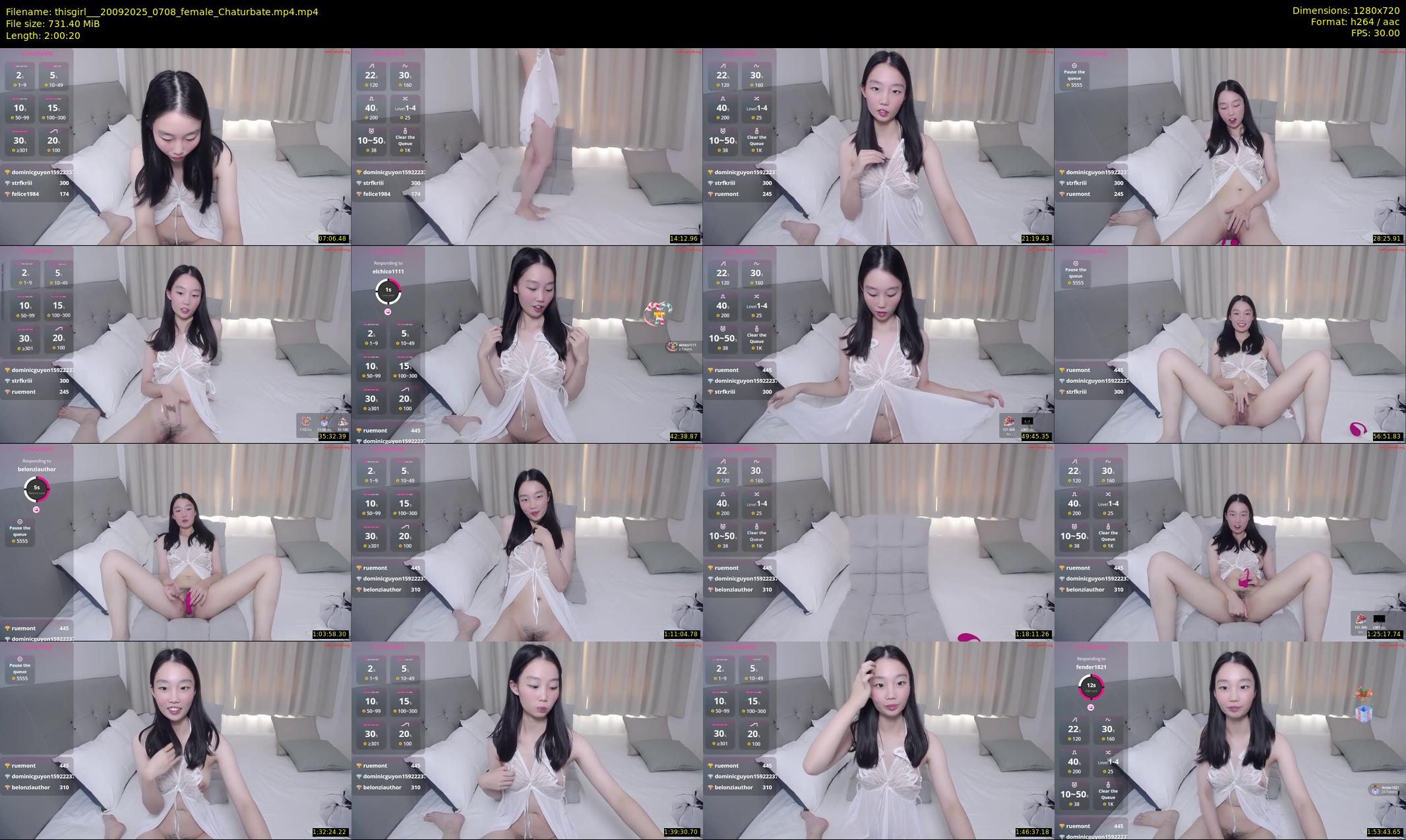 thisgirl__ — 121 minute Chaturbate female cam show recording, 720p, Sep 20, 2025