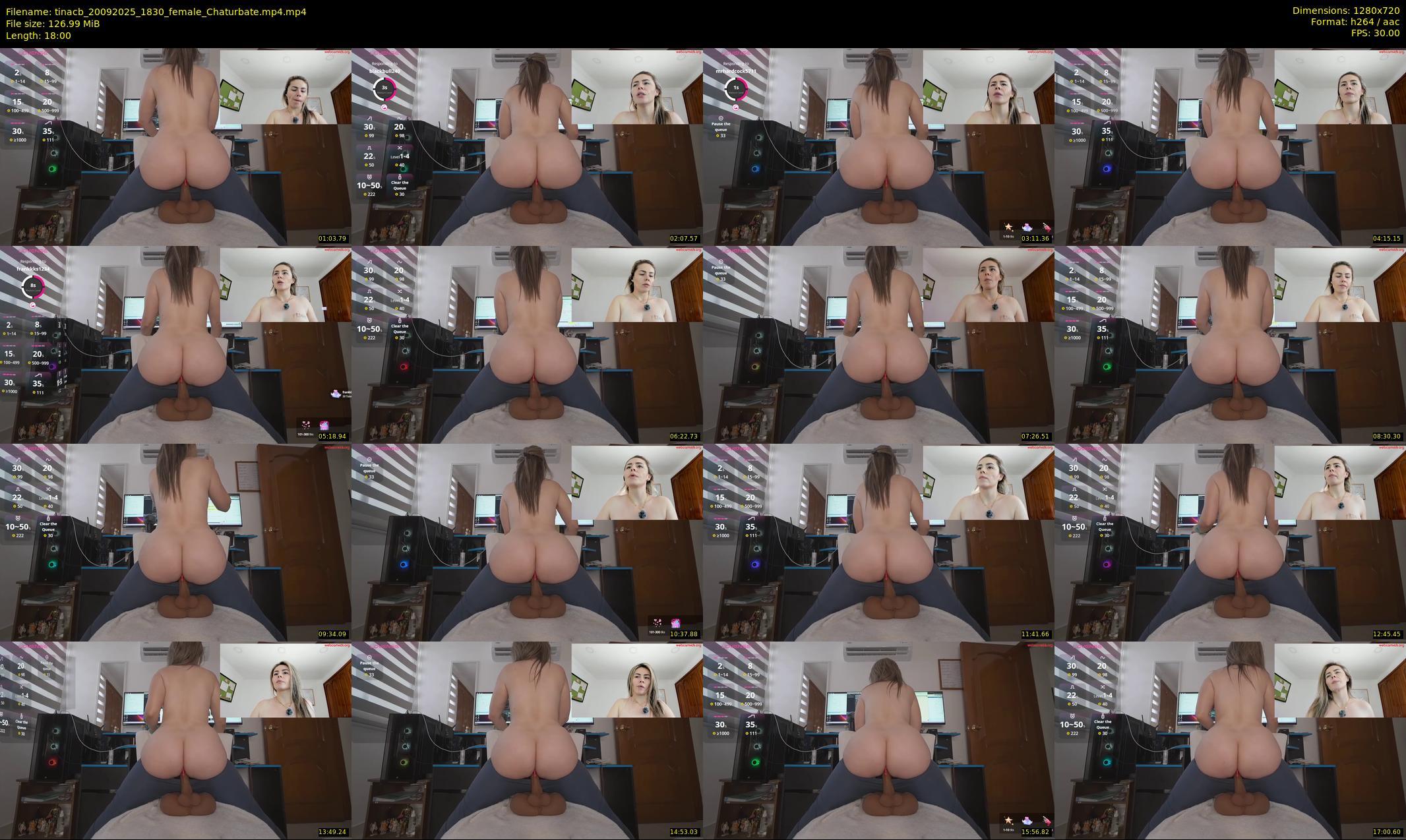 tinacb — 18 minute Chaturbate female cam show recording, 720p, Sep 20, 2025