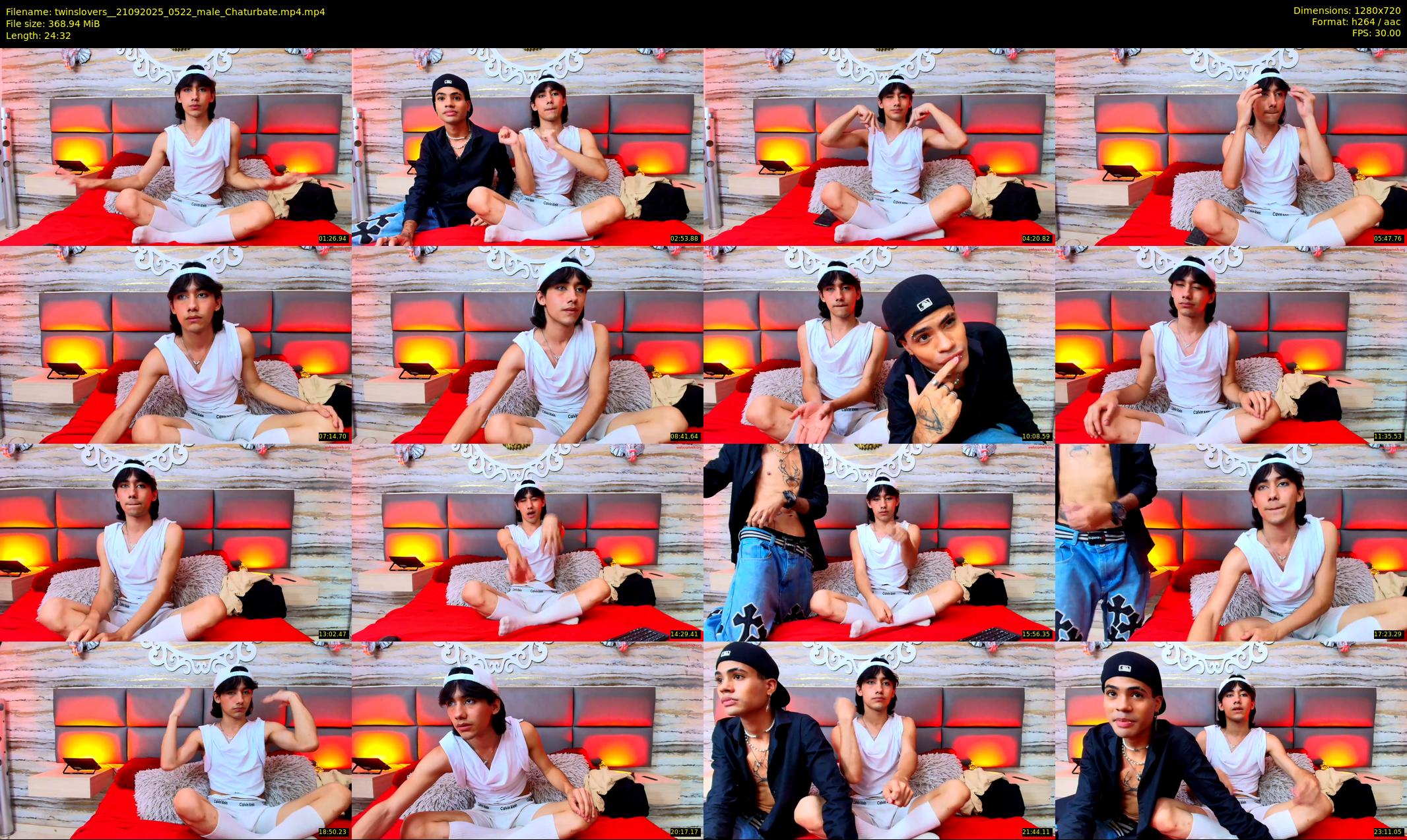 twinslovers_ — 25 minute Chaturbate couple cam show recording, 720p, Sep 21, 2025
