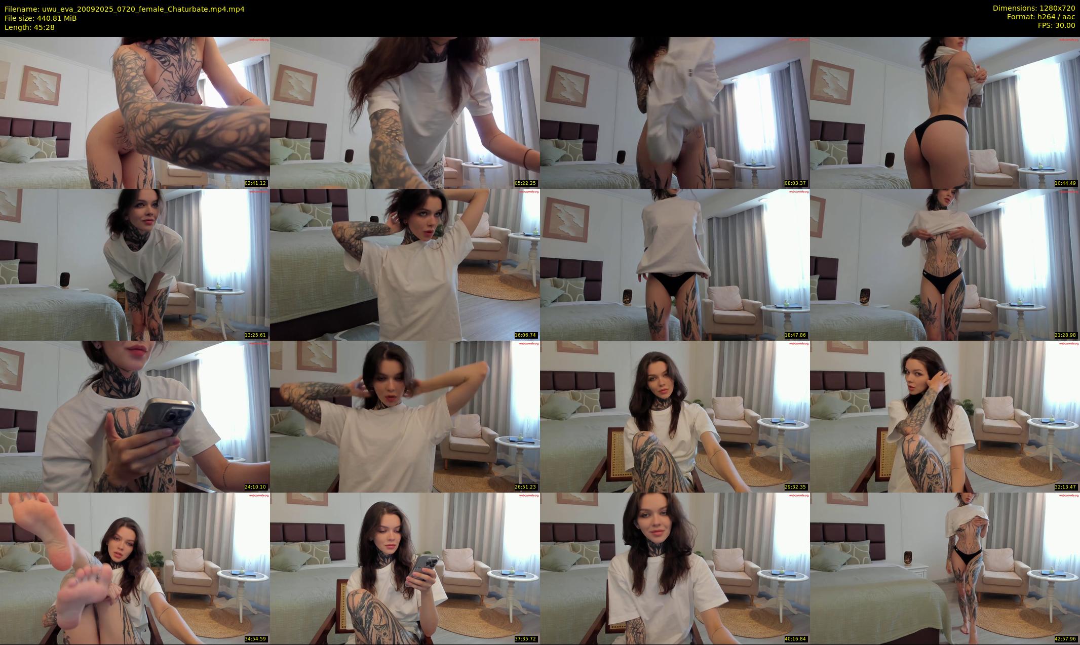 uwu_eva — 46 minute Chaturbate female cam show recording, 720p, Sep 20, 2025