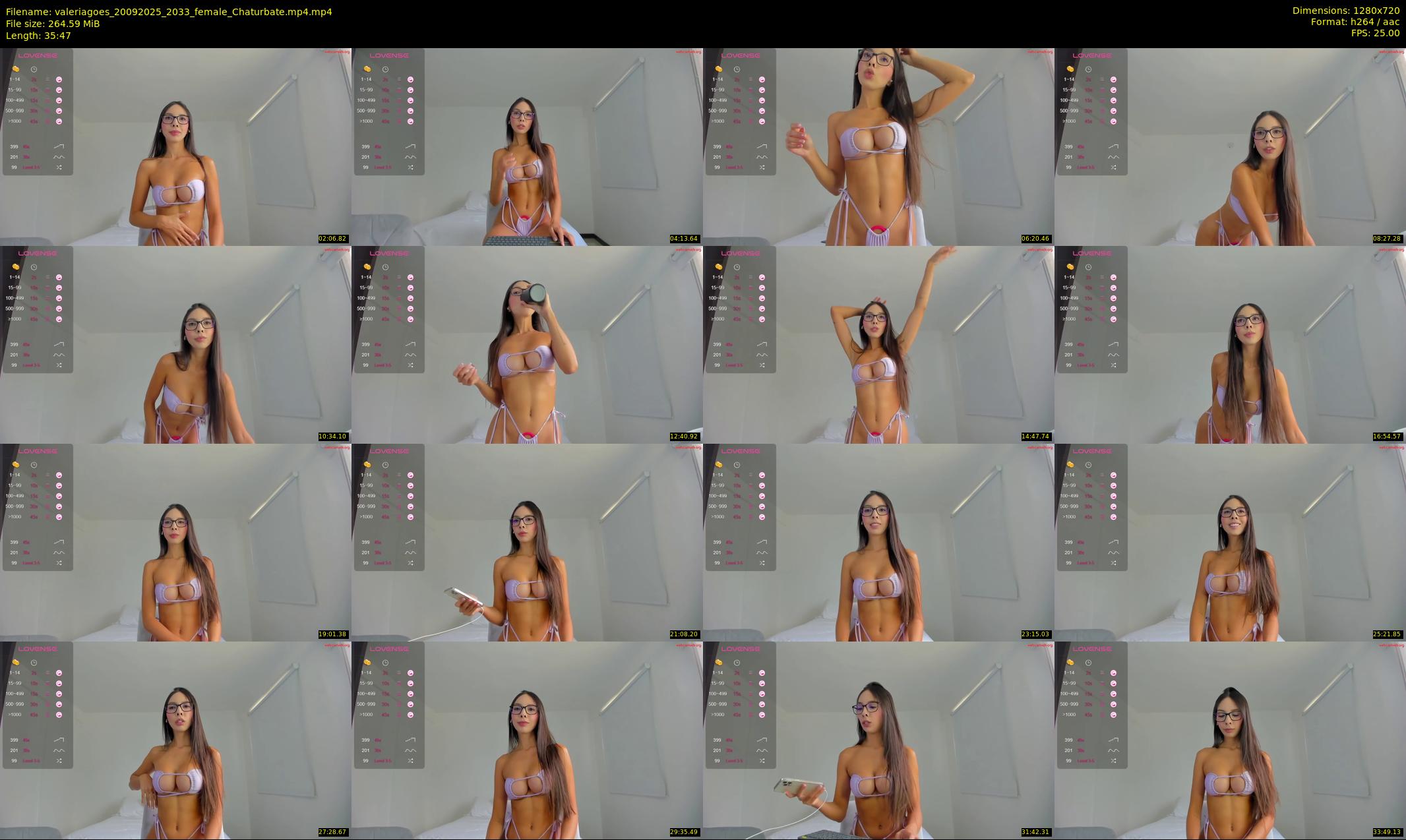 valeriagoes — 36 minute Chaturbate female cam show recording, 720p, Sep 20, 2025