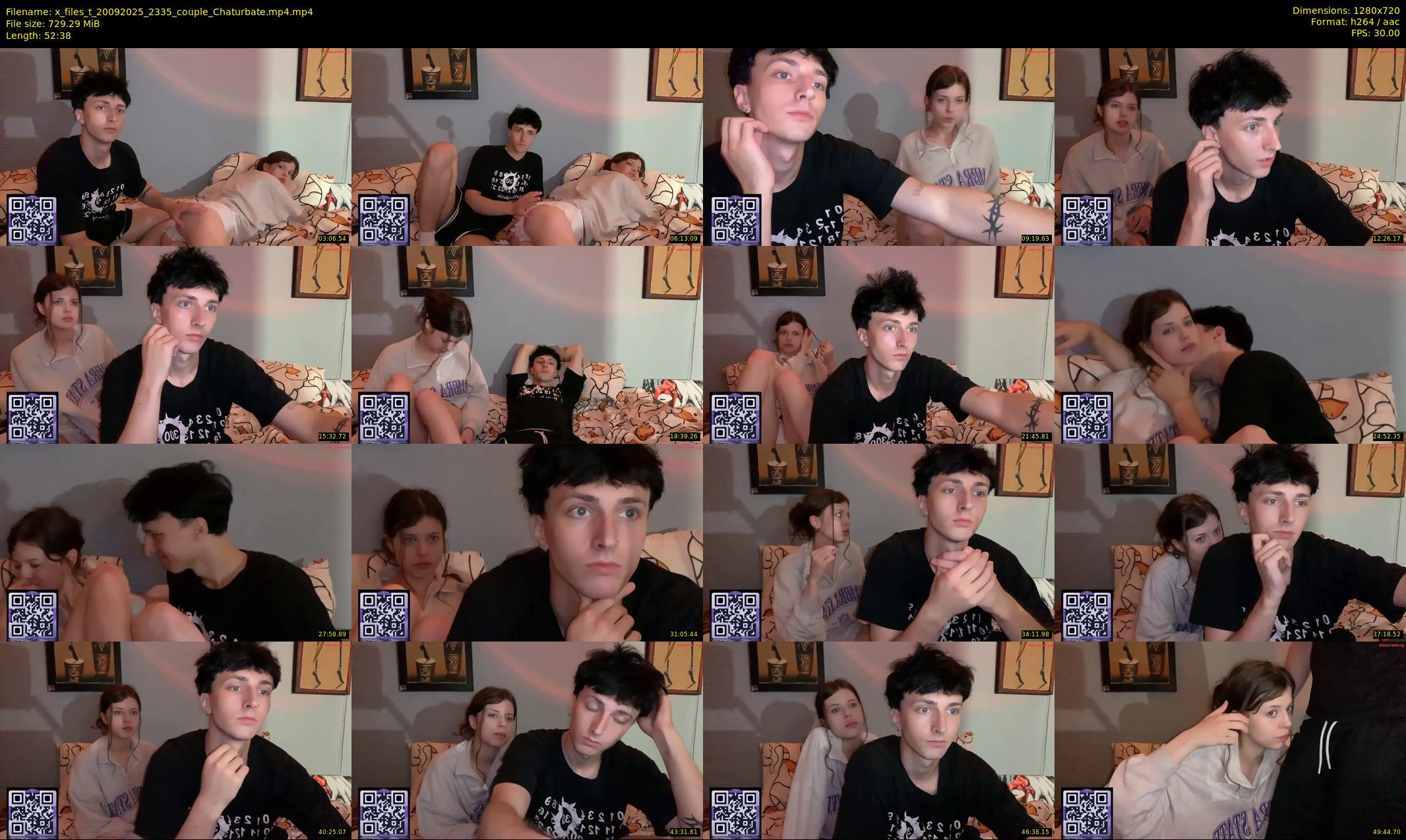 x_files_t — 53 minute Chaturbate couple cam show recording, 720p, Sep 20, 2025