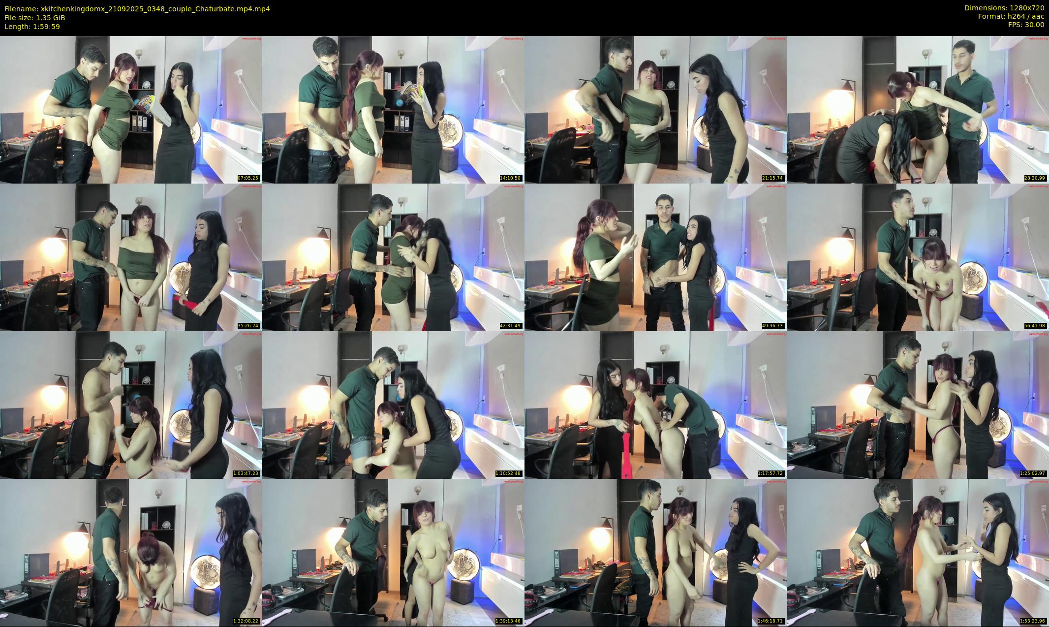 xkitchenkingdomx — 120 minute Chaturbate couple cam show recording, 720p, Sep 21, 2025
