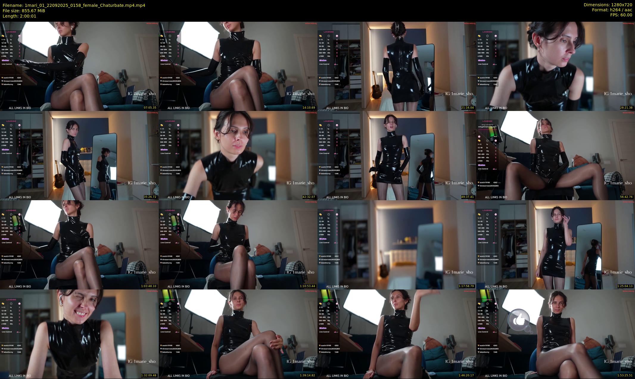 1mari_01 — 121 minute Chaturbate female cam show recording, 720p, Sep 22, 2025