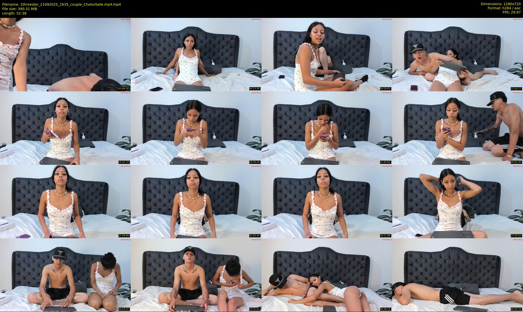 1threestar — 53 minute Chaturbate couple cam show recording, 720p, Sep 21, 2025