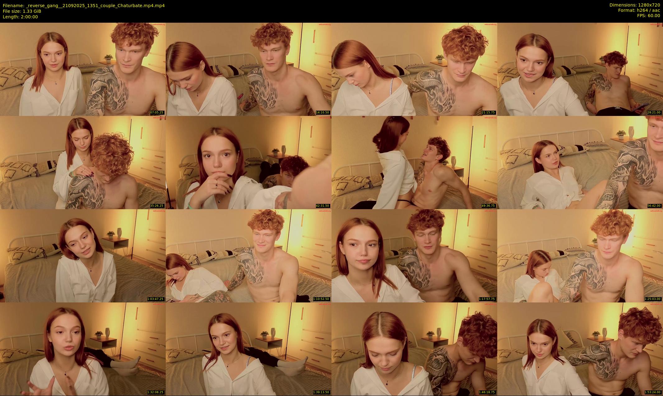 _reverse_gang_ — 120 minute Chaturbate couple cam show recording, 720p, Sep 21, 2025