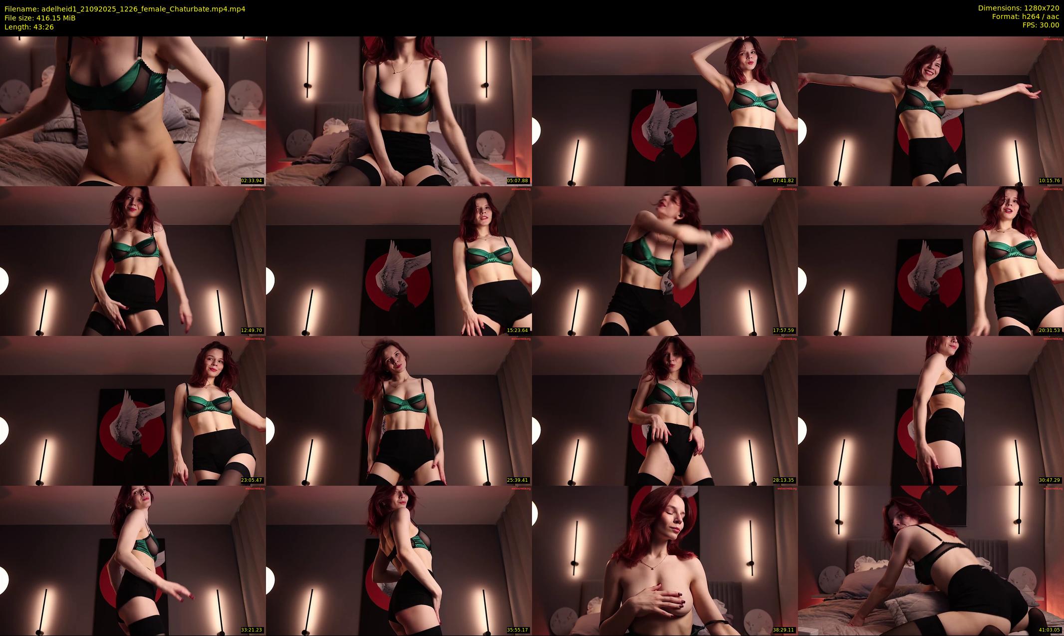 adelheid1 — 44 minute Chaturbate female cam show recording, 720p, Sep 21, 2025