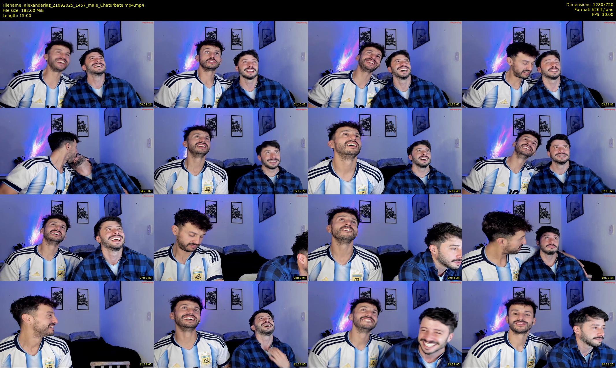 alexanderjaz — 15 minute Chaturbate male cam show recording, 720p, Sep 21, 2025