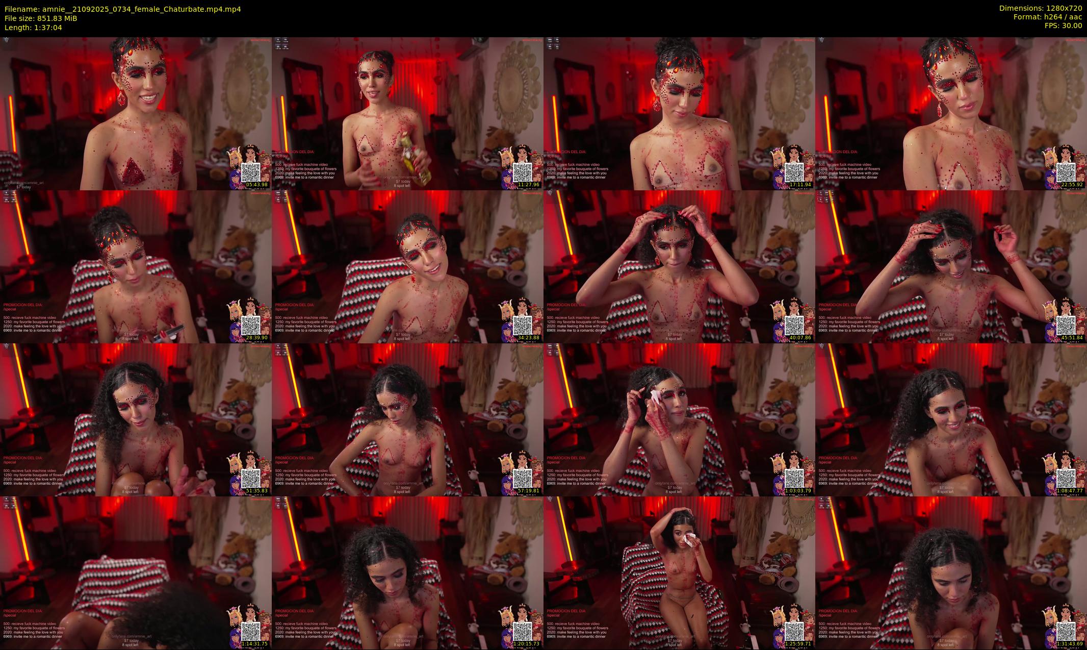 amnie_ — 98 minute Chaturbate female cam show recording, 720p, Sep 21, 2025