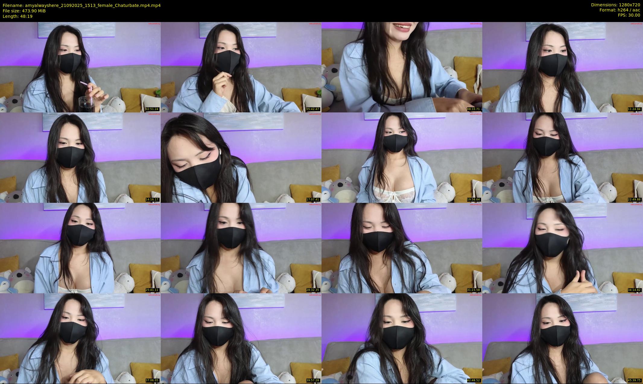 amyalwayshere — 49 minute Chaturbate female cam show recording, 720p, Sep 21, 2025