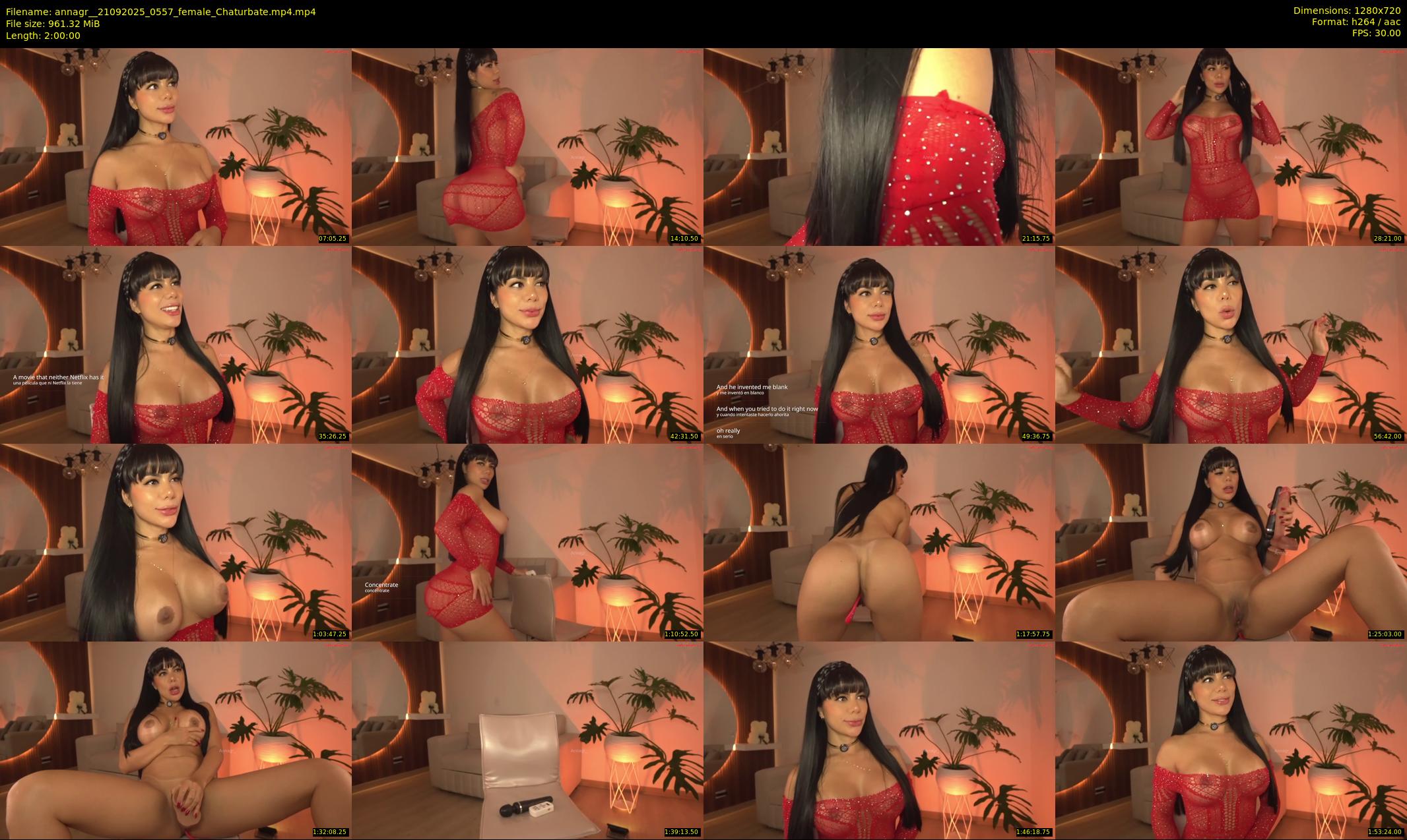 annagr_ — 120 minute Chaturbate female cam show recording, 720p, Sep 21, 2025