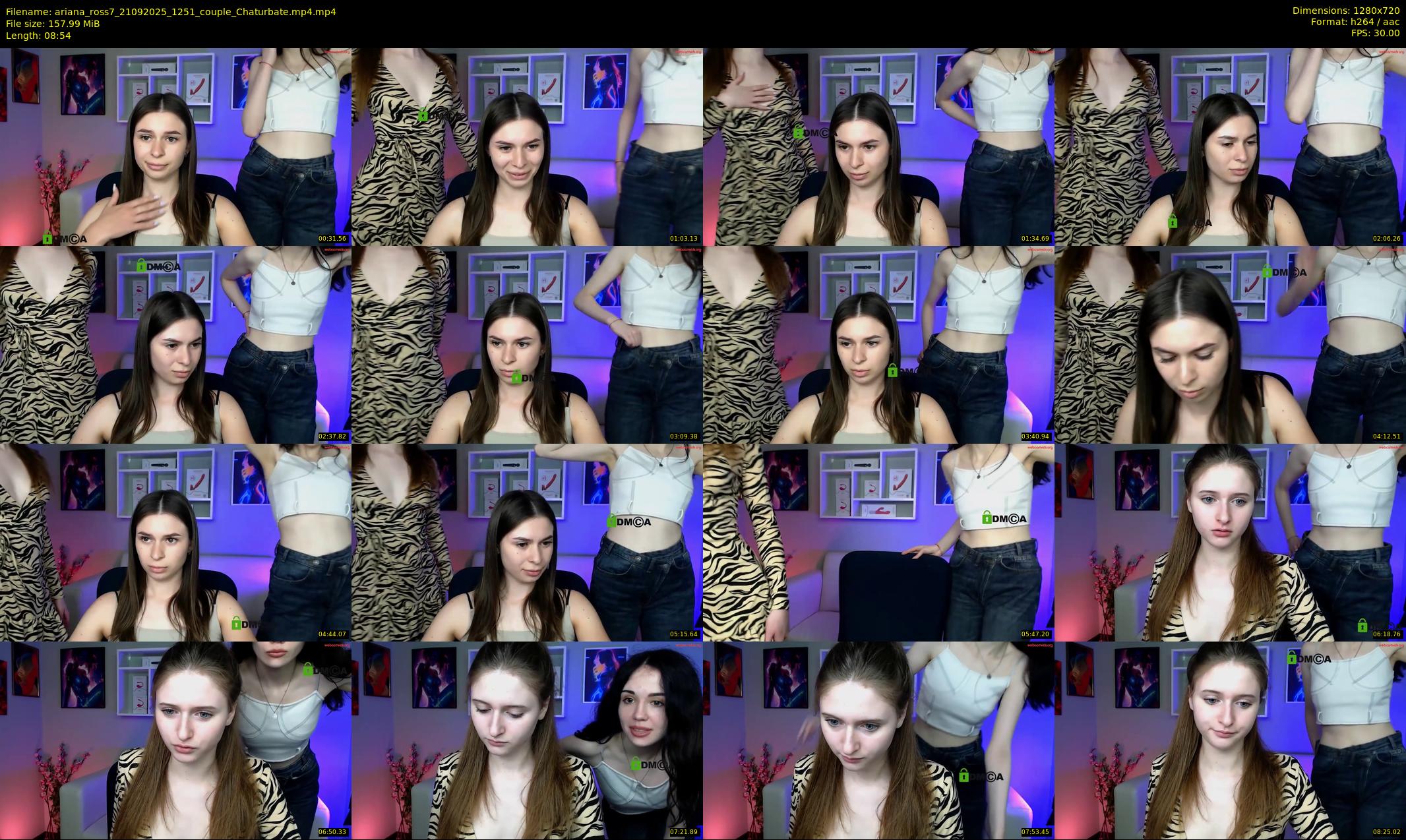 ariana_ross7 — 9 minute Chaturbate couple cam show recording, 720p, Sep 21, 2025