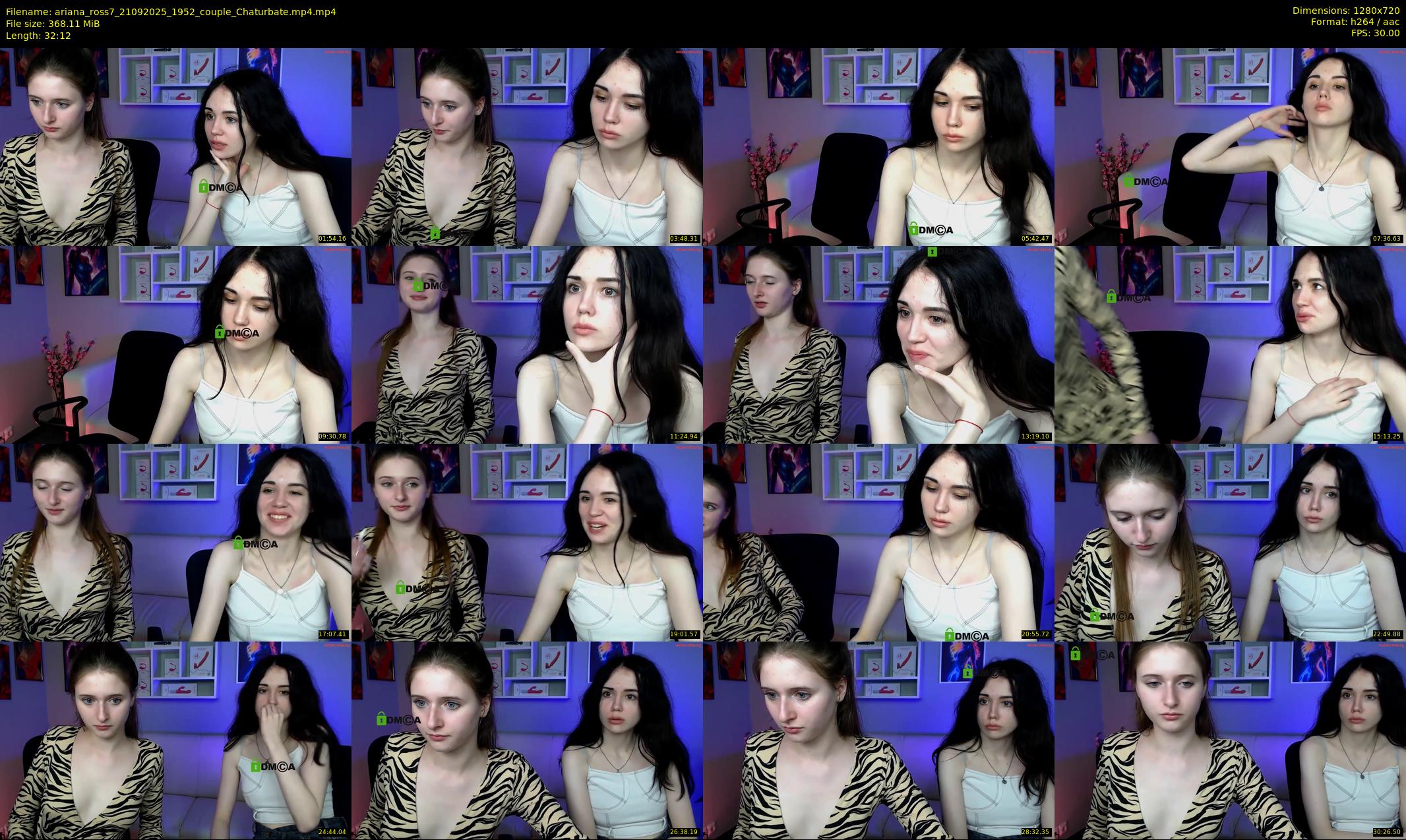 ariana_ross7 — 33 minute Chaturbate couple cam show recording, 720p, Sep 21, 2025