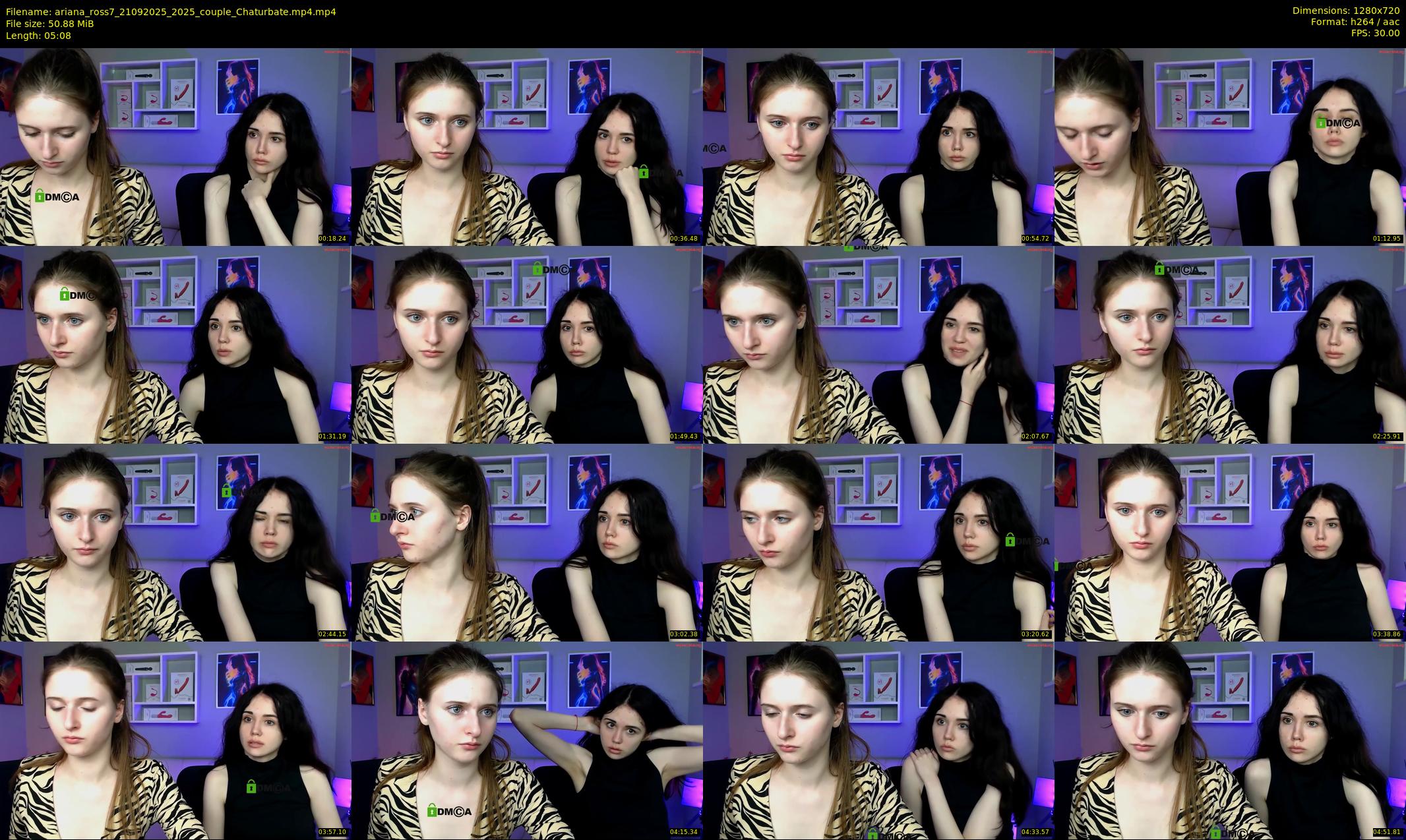 ariana_ross7 — 6 minute Chaturbate couple cam show recording, 720p, Sep 21, 2025