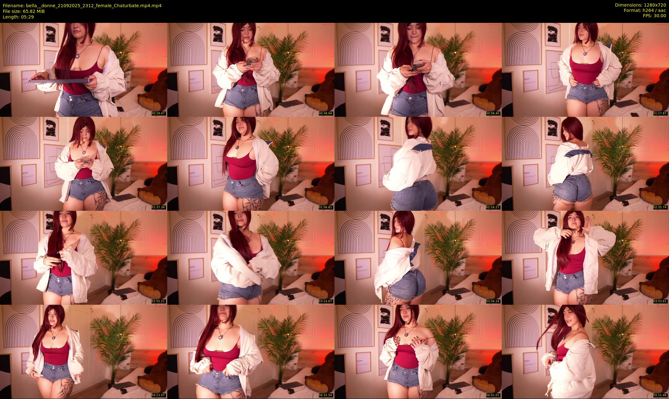 bella__donne — 6 minute Chaturbate female cam show recording, 720p, Sep 21, 2025