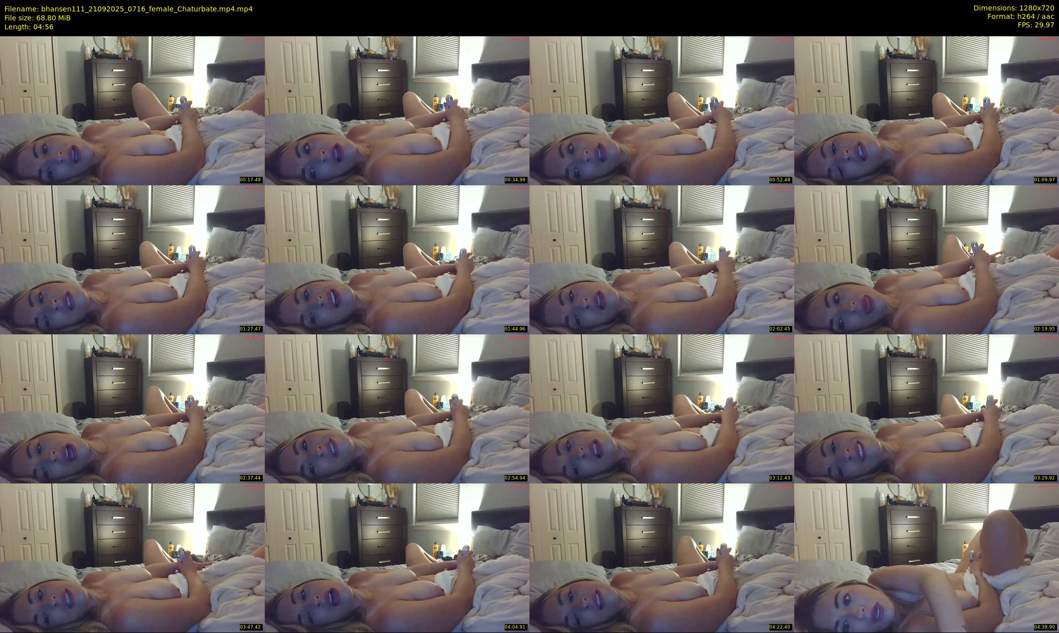 bhansen111 — 5 minute Chaturbate female cam show recording, 720p, Sep 21, 2025