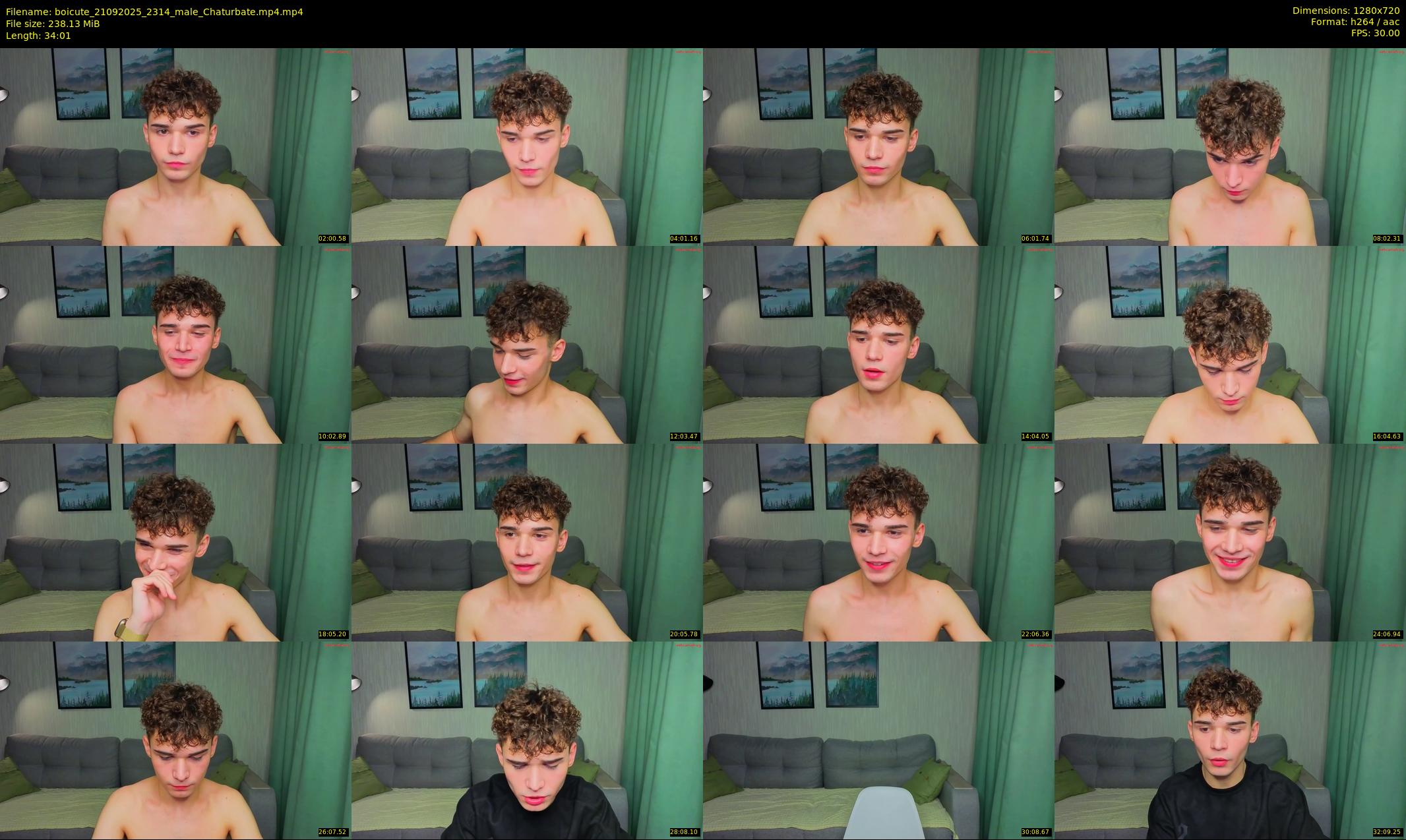 boicute — 35 minute Chaturbate male cam show recording, 720p, Sep 21, 2025