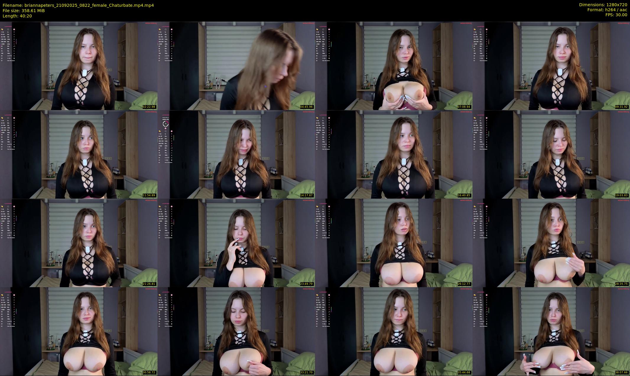 briannapeters — 41 minute Chaturbate female cam show recording, 720p, Sep 21, 2025