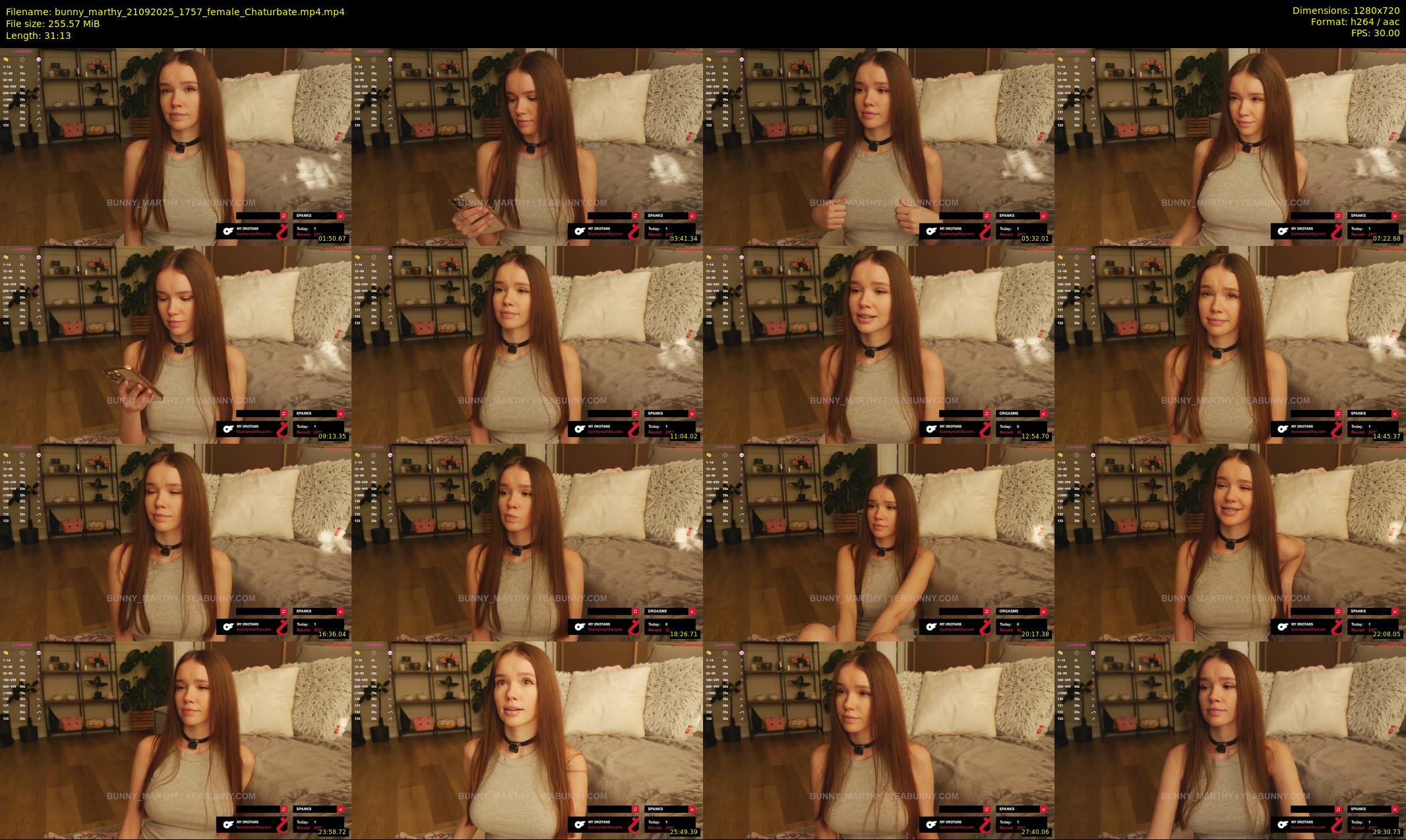 bunny_marthy — 32 minute Chaturbate female cam show recording, 720p, Sep 21, 2025