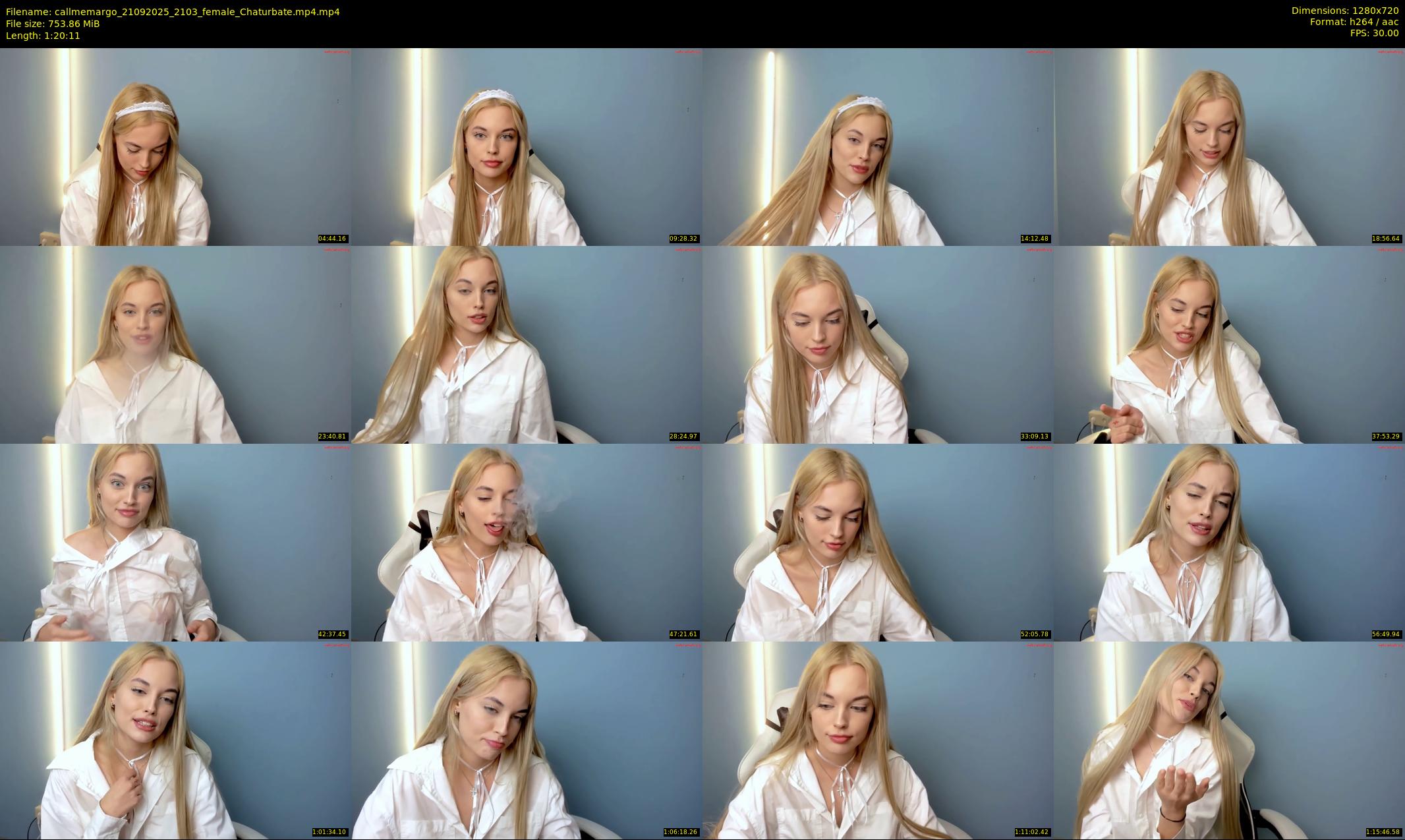 callmemargo — 81 minute Chaturbate female cam show recording, 720p, Sep 21, 2025