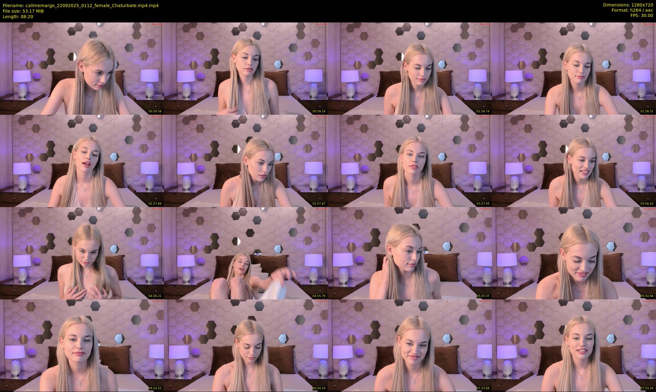callmemargo — 9 minute Chaturbate female cam show recording, 720p, Sep 22, 2025