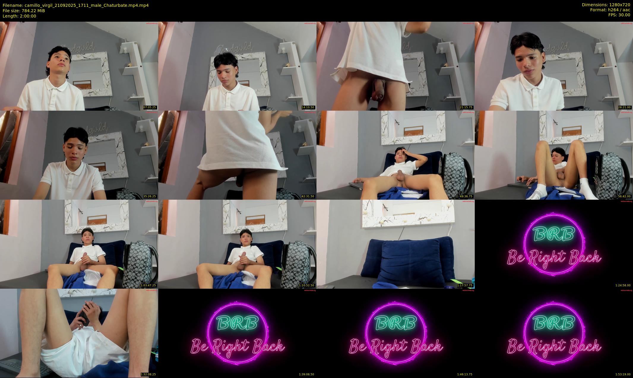 camillo_virgil — 120 minute Chaturbate male cam show recording, 720p, Sep 21, 2025