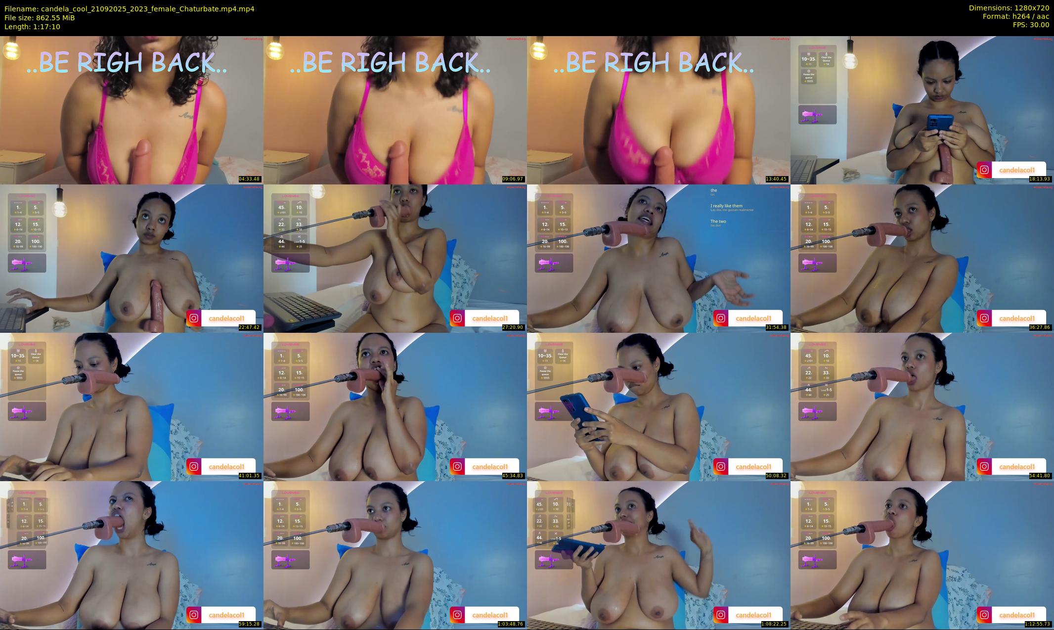 candela_cool — 78 minute Chaturbate female cam show recording, 720p, Sep 21, 2025