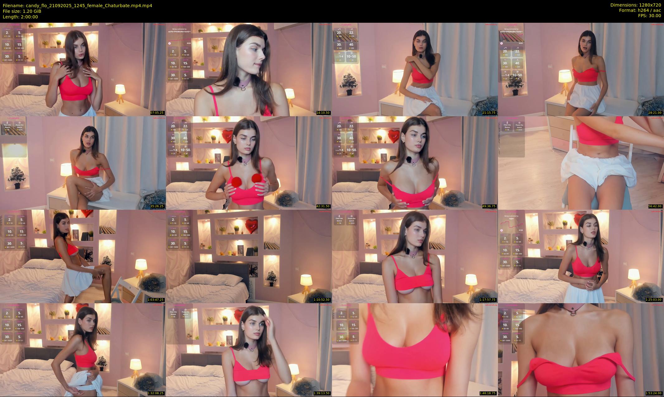 candy_flo — 120 minute Chaturbate female cam show recording, 720p, Sep 21, 2025
