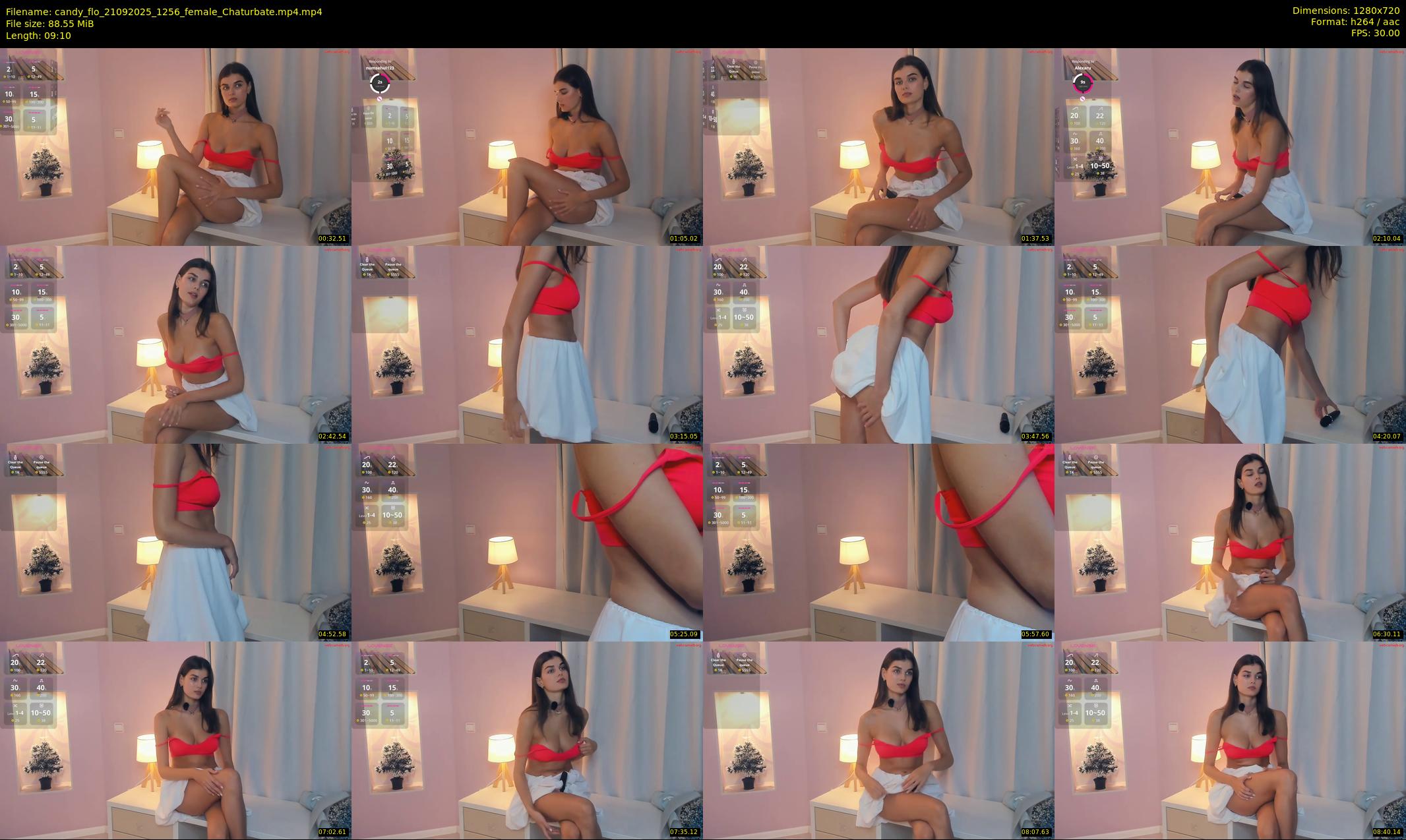 candy_flo — 10 minute Chaturbate female cam show recording, 720p, Sep 21, 2025