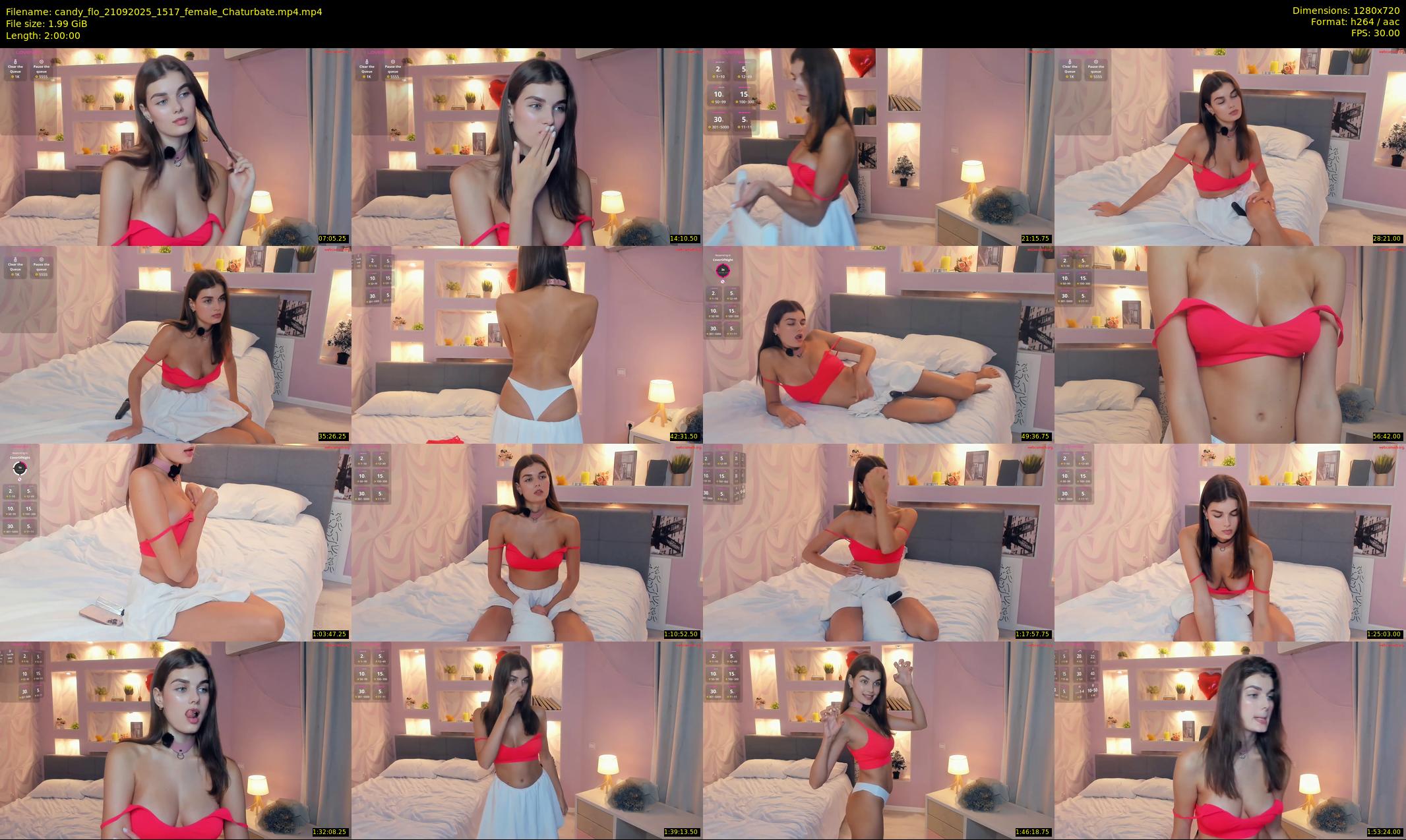 candy_flo — 120 minute Chaturbate female cam show recording, 720p, Sep 21, 2025