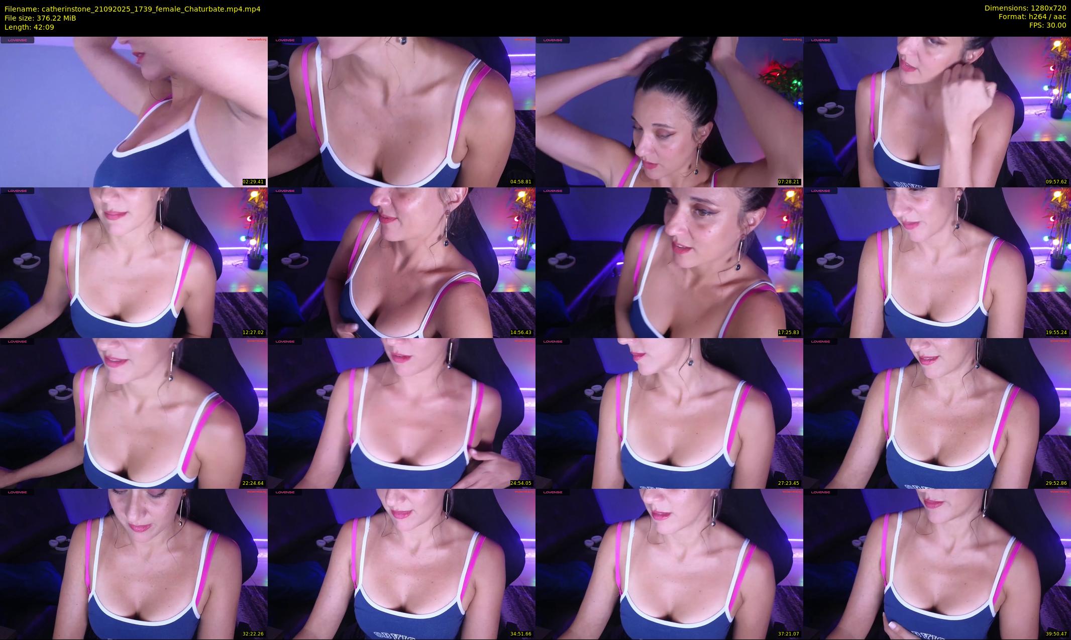 catherinstone — 43 minute Chaturbate female cam show recording, 720p, Sep 21, 2025