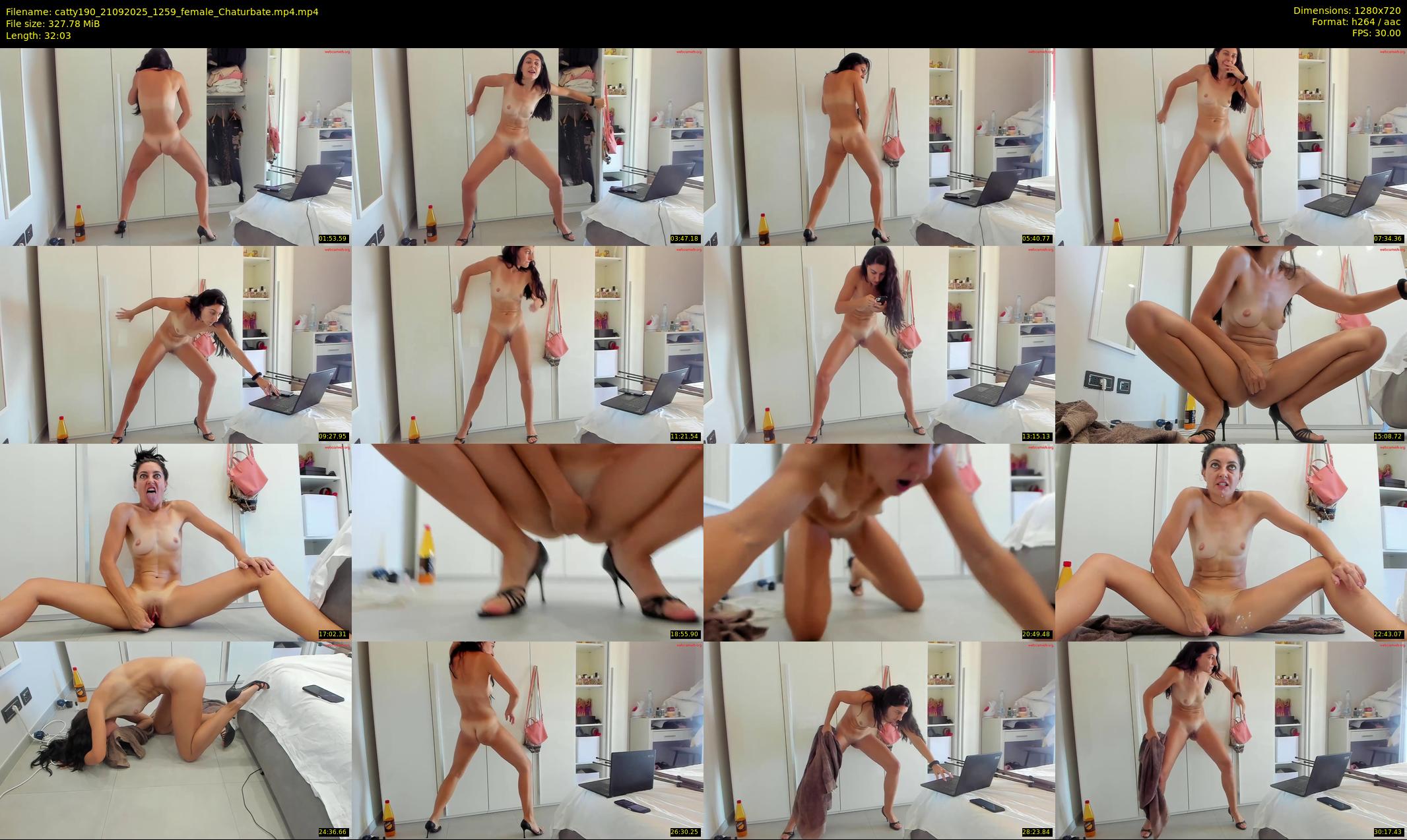 catty190 — 33 minute Chaturbate female cam show recording, 720p, Sep 21, 2025