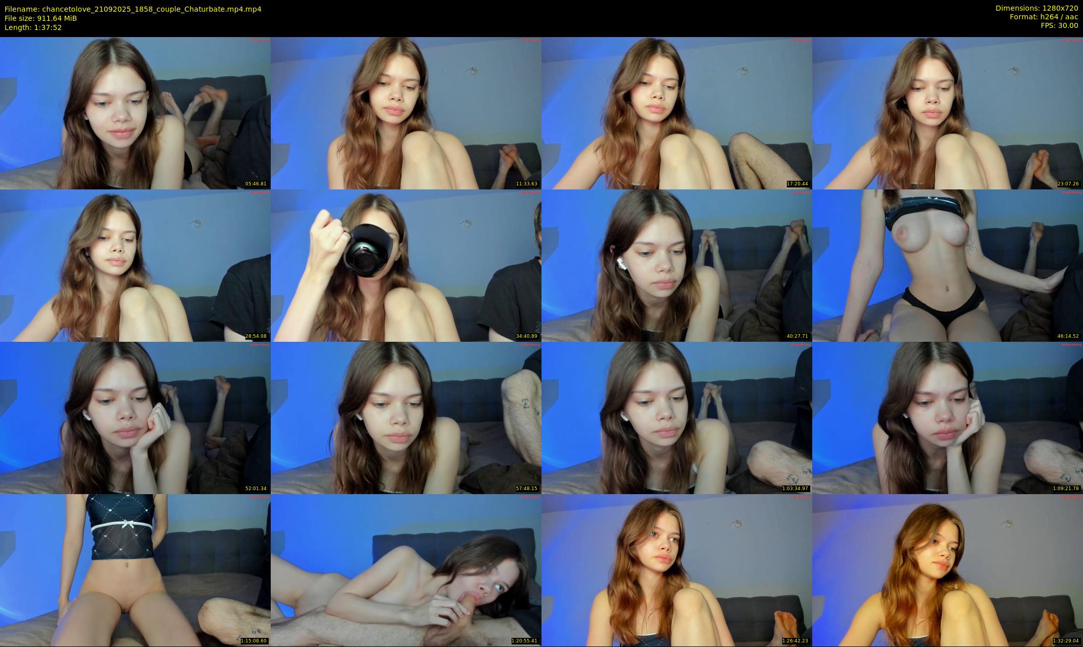 chancetolove — 98 minute Chaturbate couple cam show recording, 720p, Sep 21, 2025