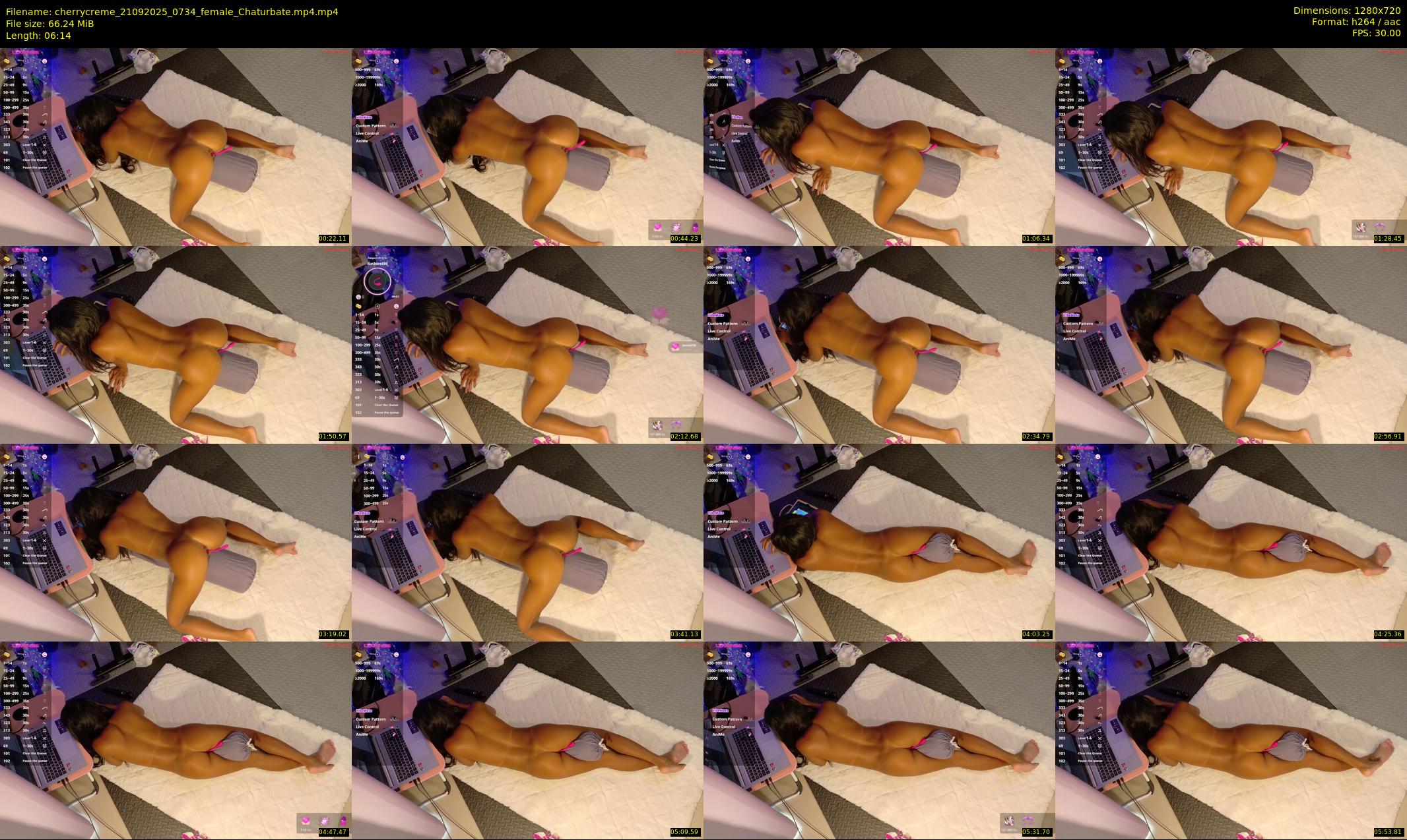 cherrycreme — 7 minute Chaturbate female cam show recording, 720p, Sep 21, 2025