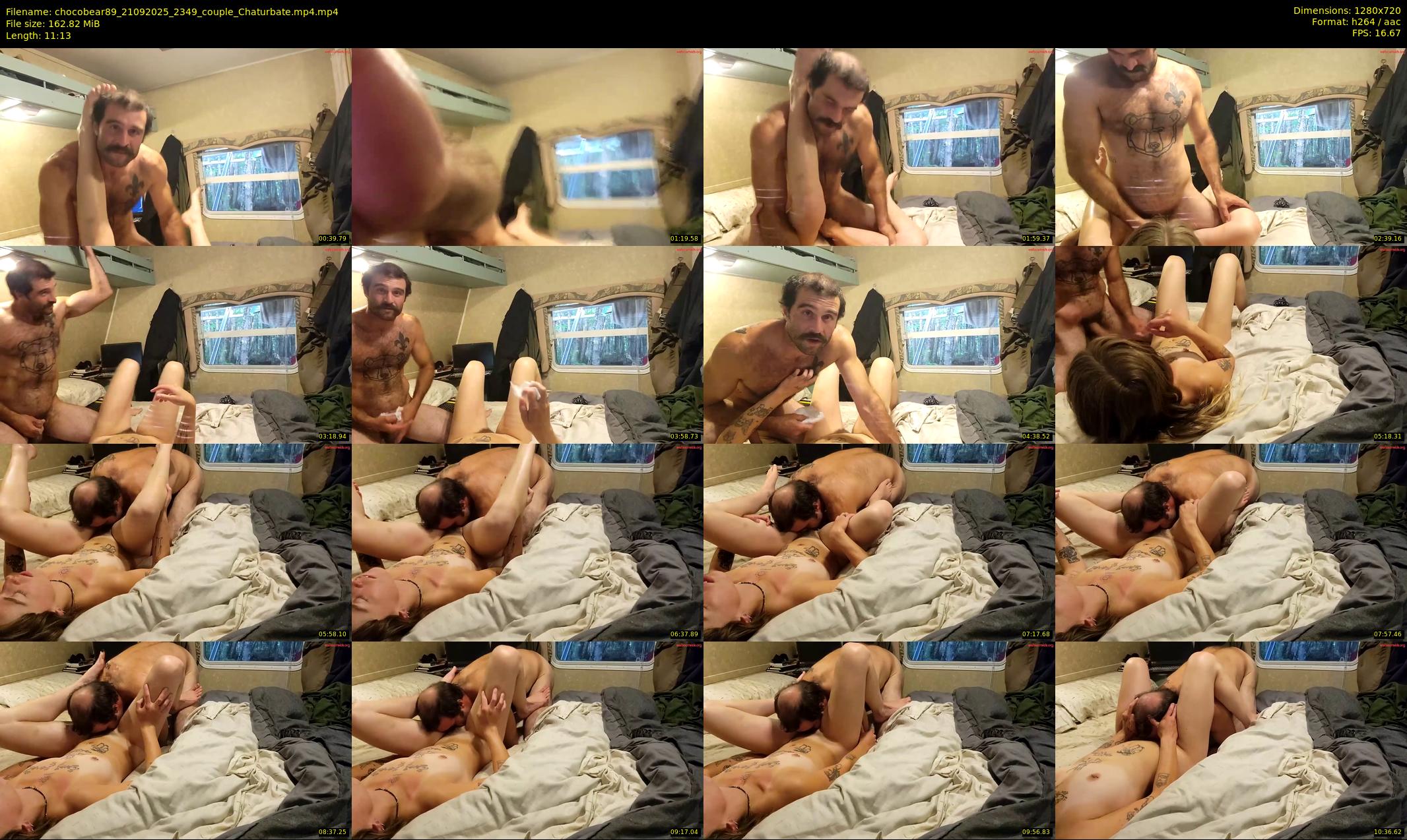 chocobear89 — 12 minute Chaturbate couple cam show recording, 720p, Sep 21, 2025
