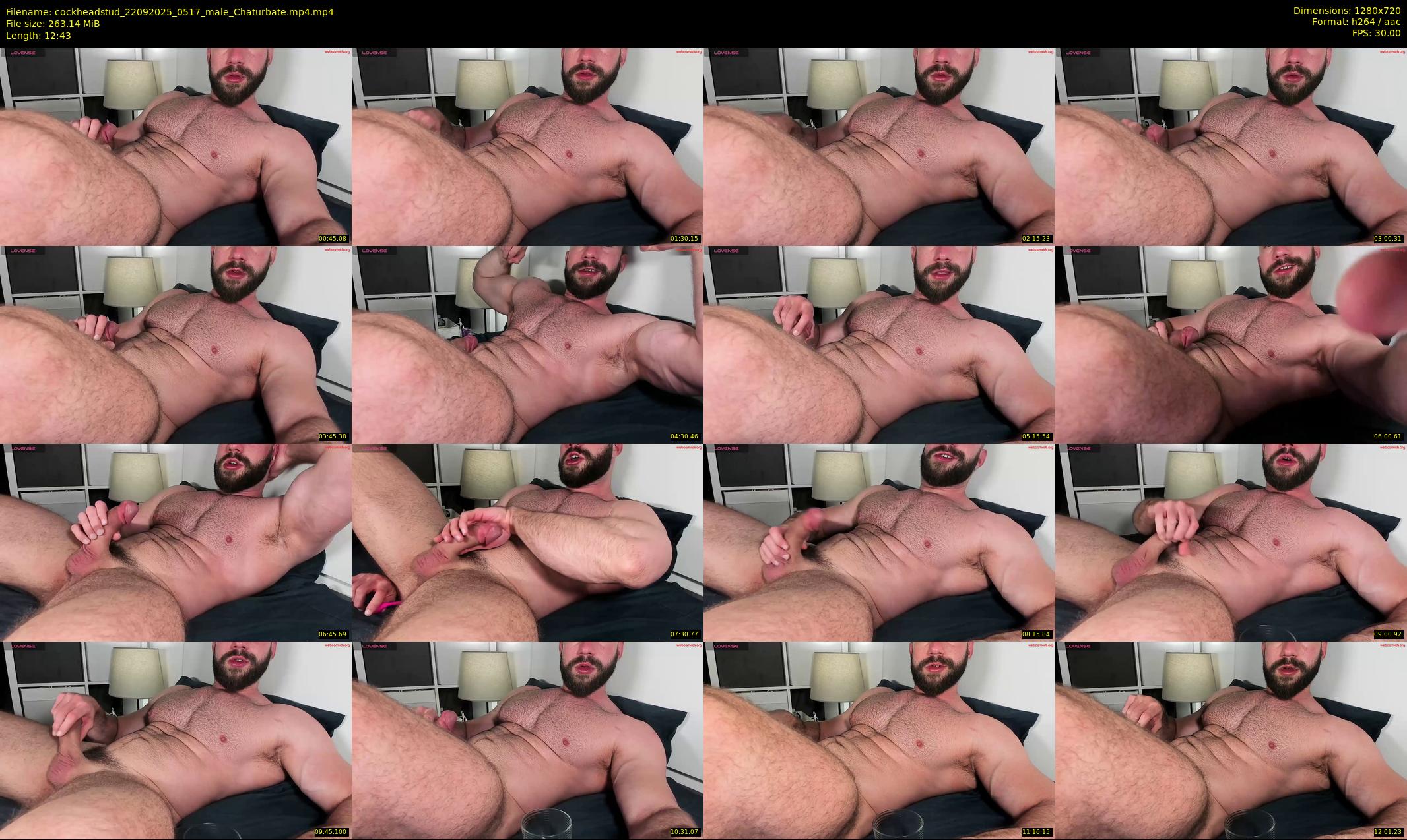 cockheadstud — 13 minute Chaturbate male cam show recording, 720p, Sep 22, 2025