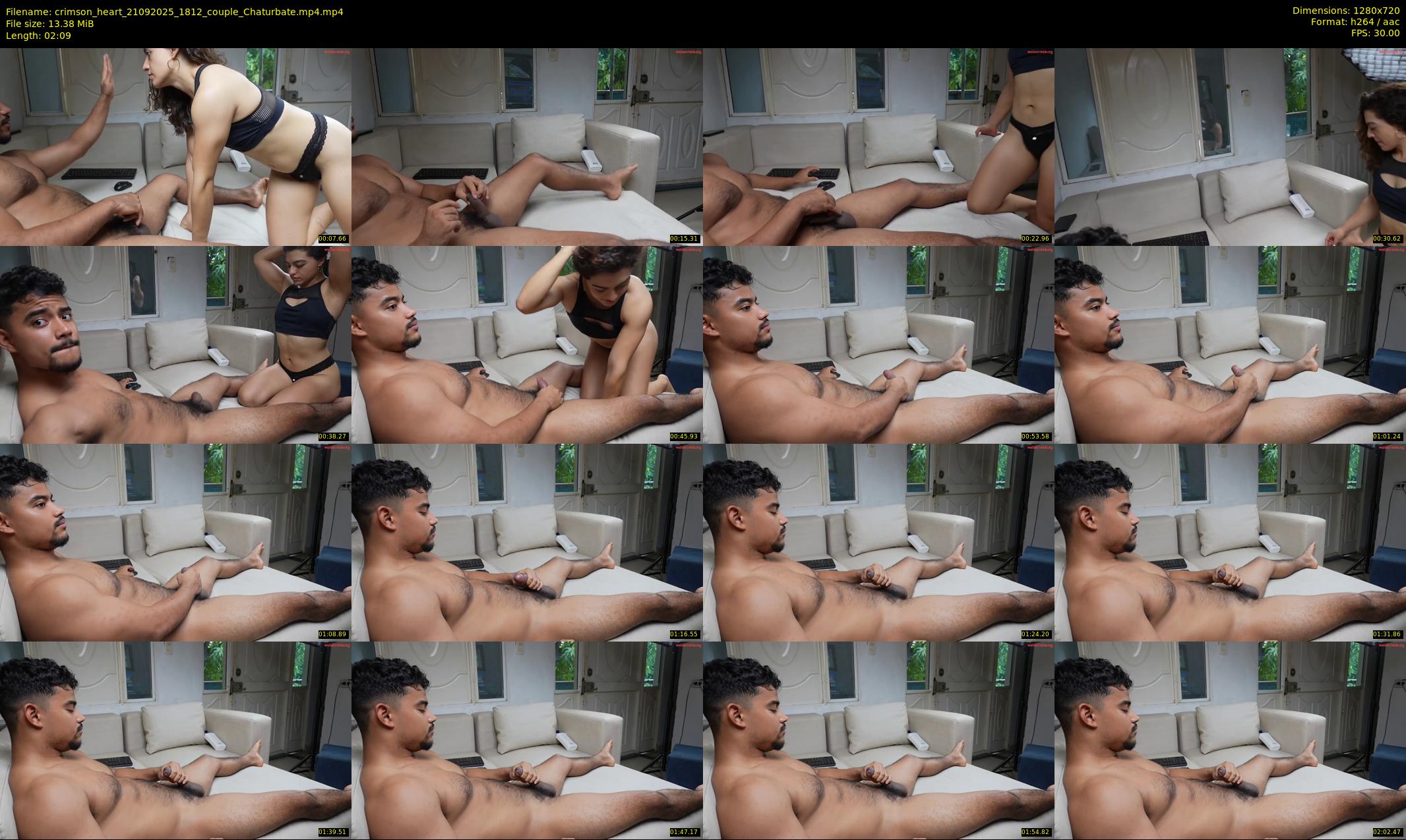 crimson_heart — 3 minute Chaturbate couple cam show recording, 720p, Sep 21, 2025
