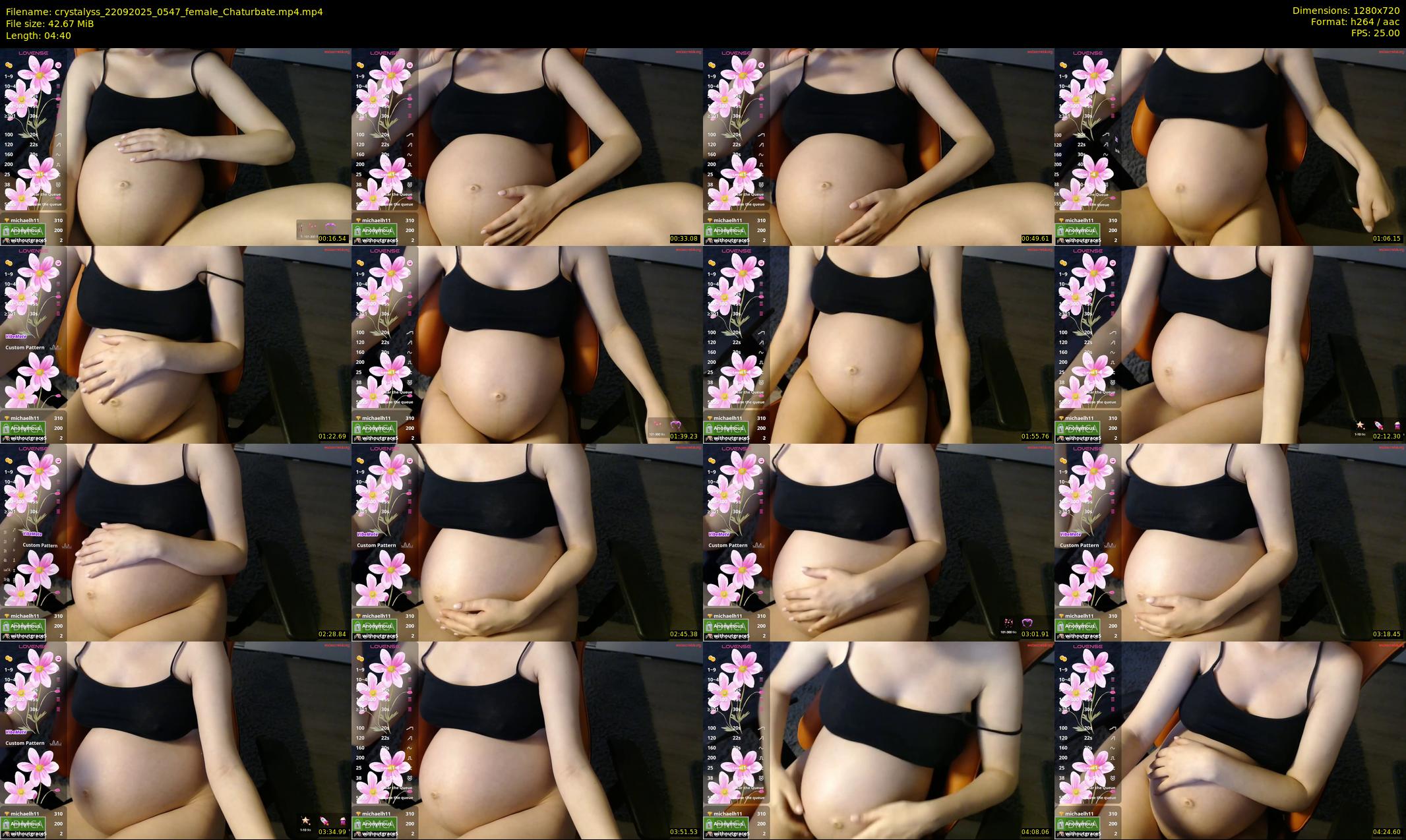 crystalyss — 5 minute Chaturbate female cam show recording, 720p, Sep 22, 2025