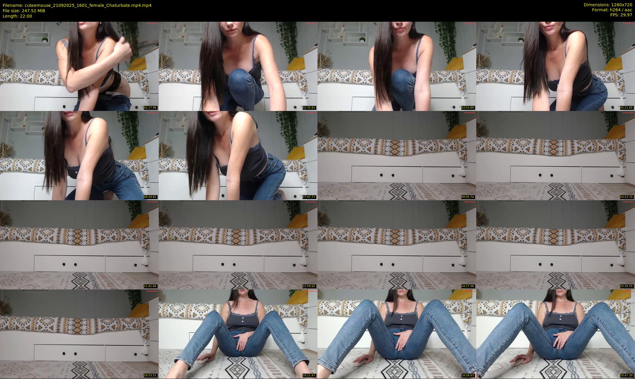cuteemouse — 22 minute Chaturbate female cam show recording, 720p, Sep 21, 2025
