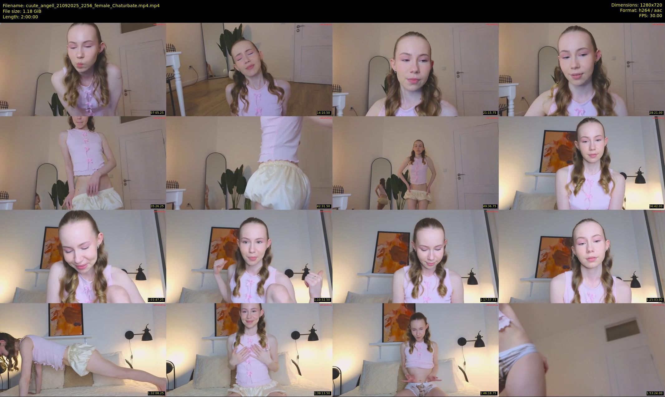 cuute_angell — 120 minute Chaturbate female cam show recording, 720p, Sep 21, 2025